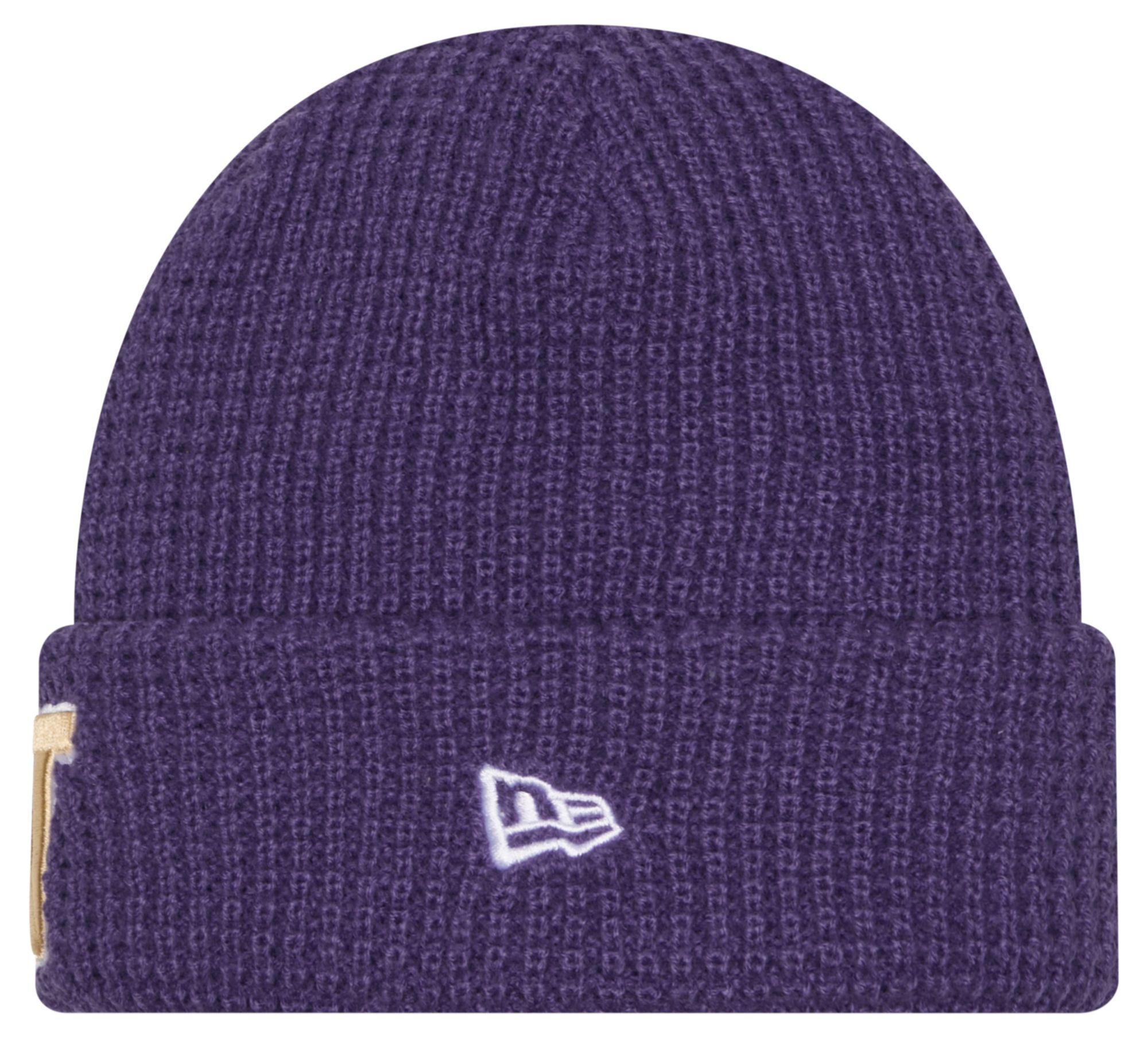 New Era Adult Washington Huskies Purple Waffle Knit Beanie product image