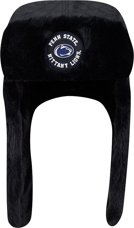 New Era Adult Penn State Nittany Lions Black Quilted Trapper Knit Hat product image