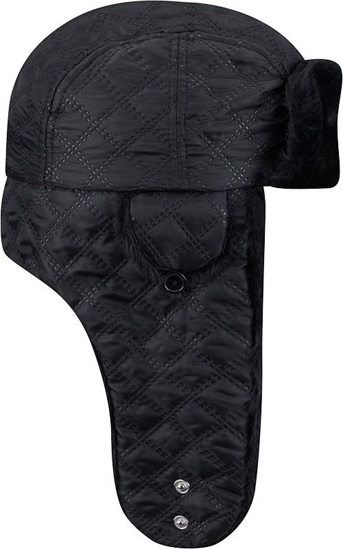 New Era Adult Penn State Nittany Lions Black Quilted Trapper Knit Hat product image