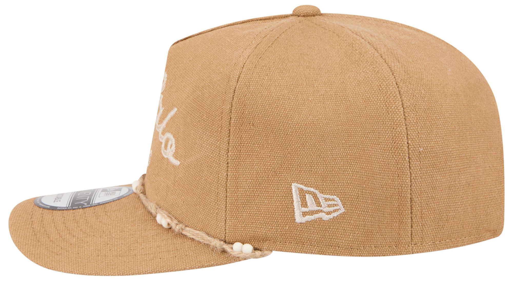 New Era Adult Buffalo Bills Bead Rope Beige Golfer Hat product image