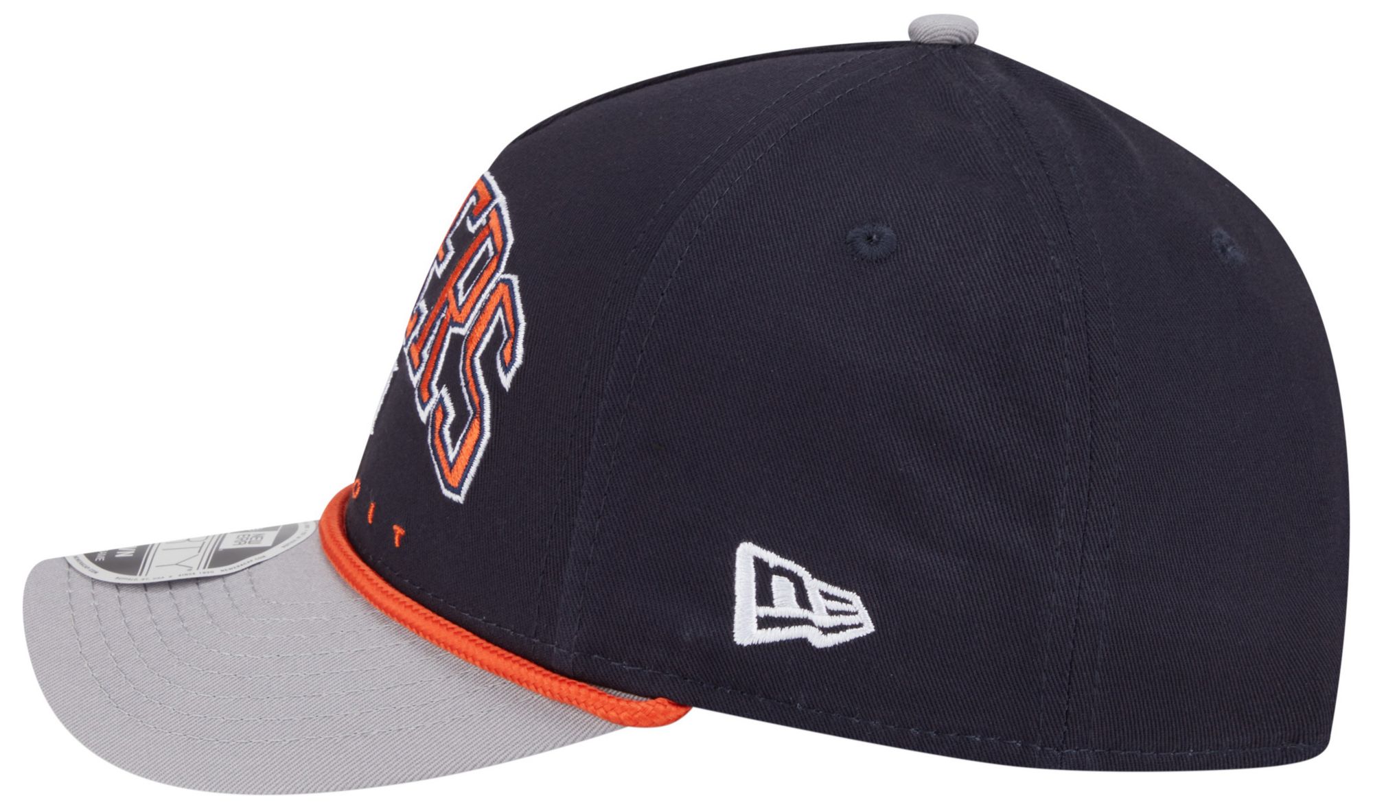 New Era Adult Detroit Tigers Navy Arch Meduim Crown 9Forty Adjustable Hat product image