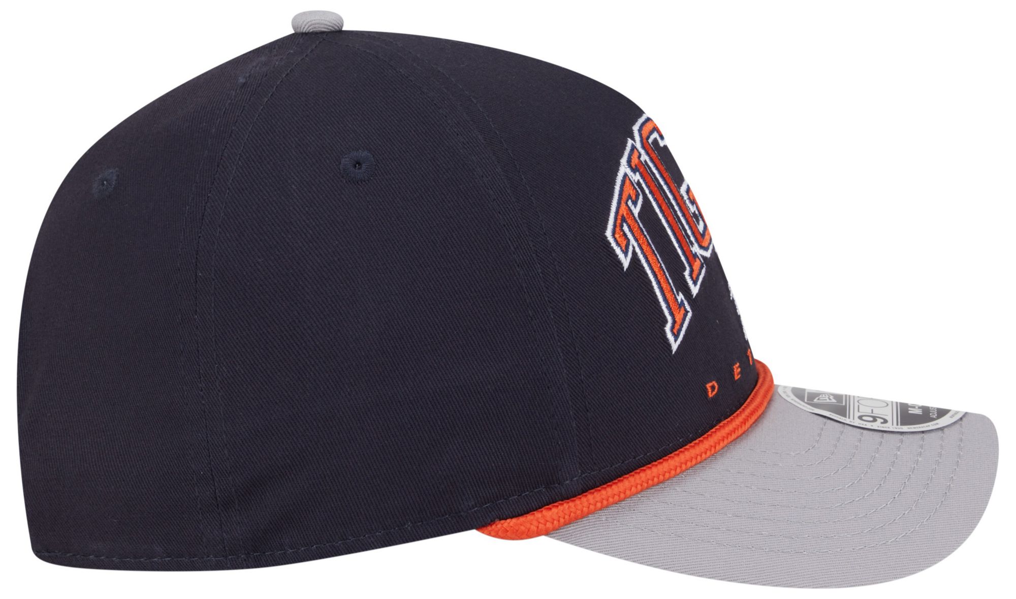 New Era Adult Detroit Tigers Navy Arch Meduim Crown 9Forty Adjustable Hat product image