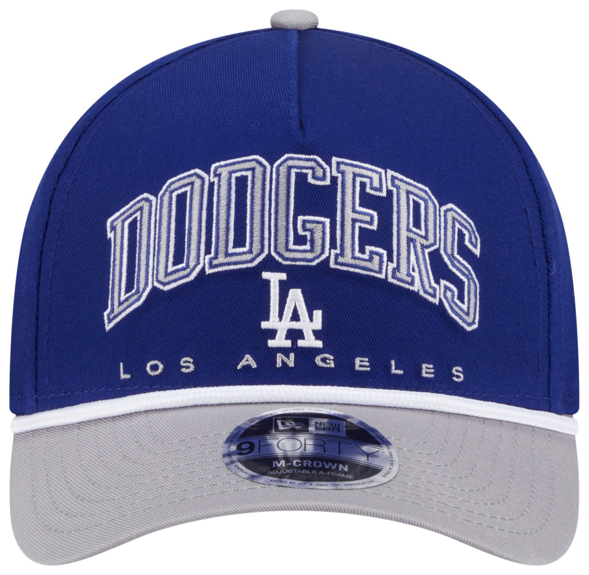 New Era Adult Los Angeles Dodgers Royal Arch Meduim Crown 9Forty Adjustable Hat product image