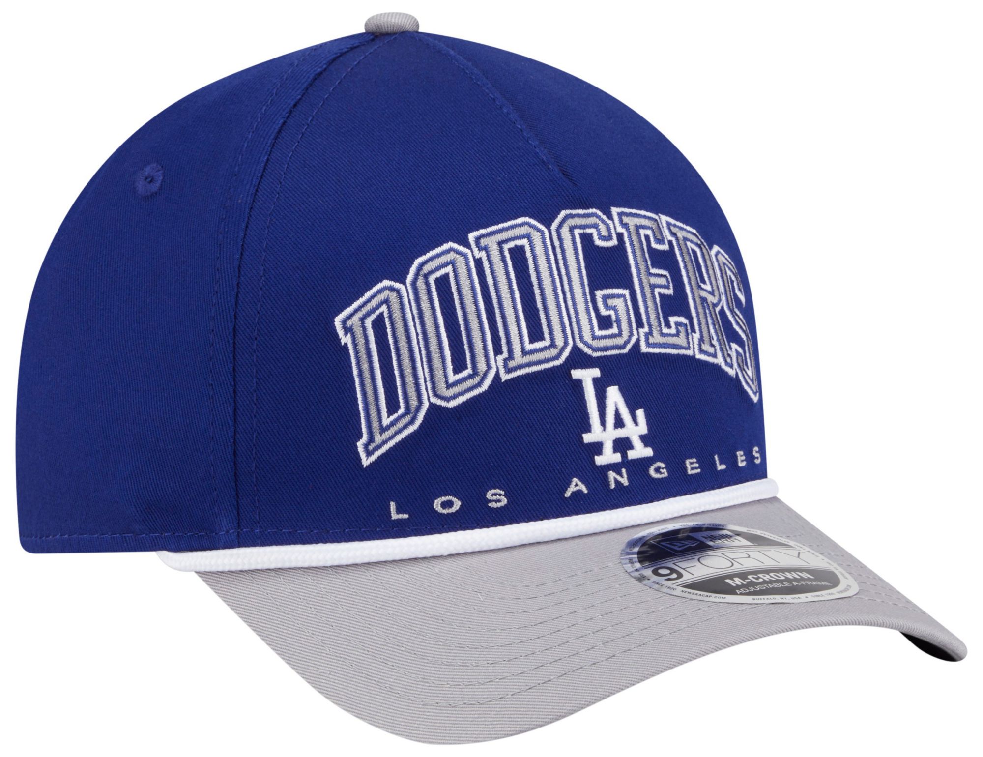 New Era Adult Los Angeles Dodgers Royal Arch Meduim Crown 9Forty Adjustable Hat product image