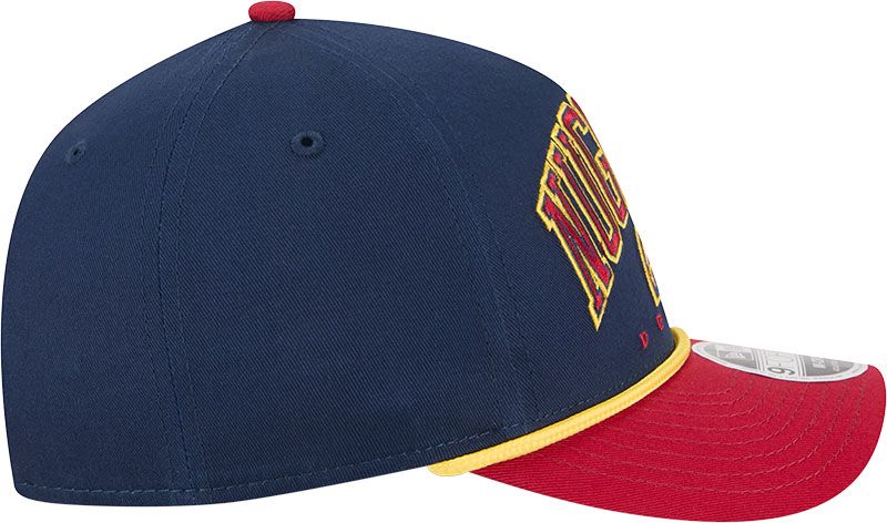 New Era Adult Denver Nuggets Navy Arch Rope 9Forty M-Crown A-Frame Adjustable Hat product image