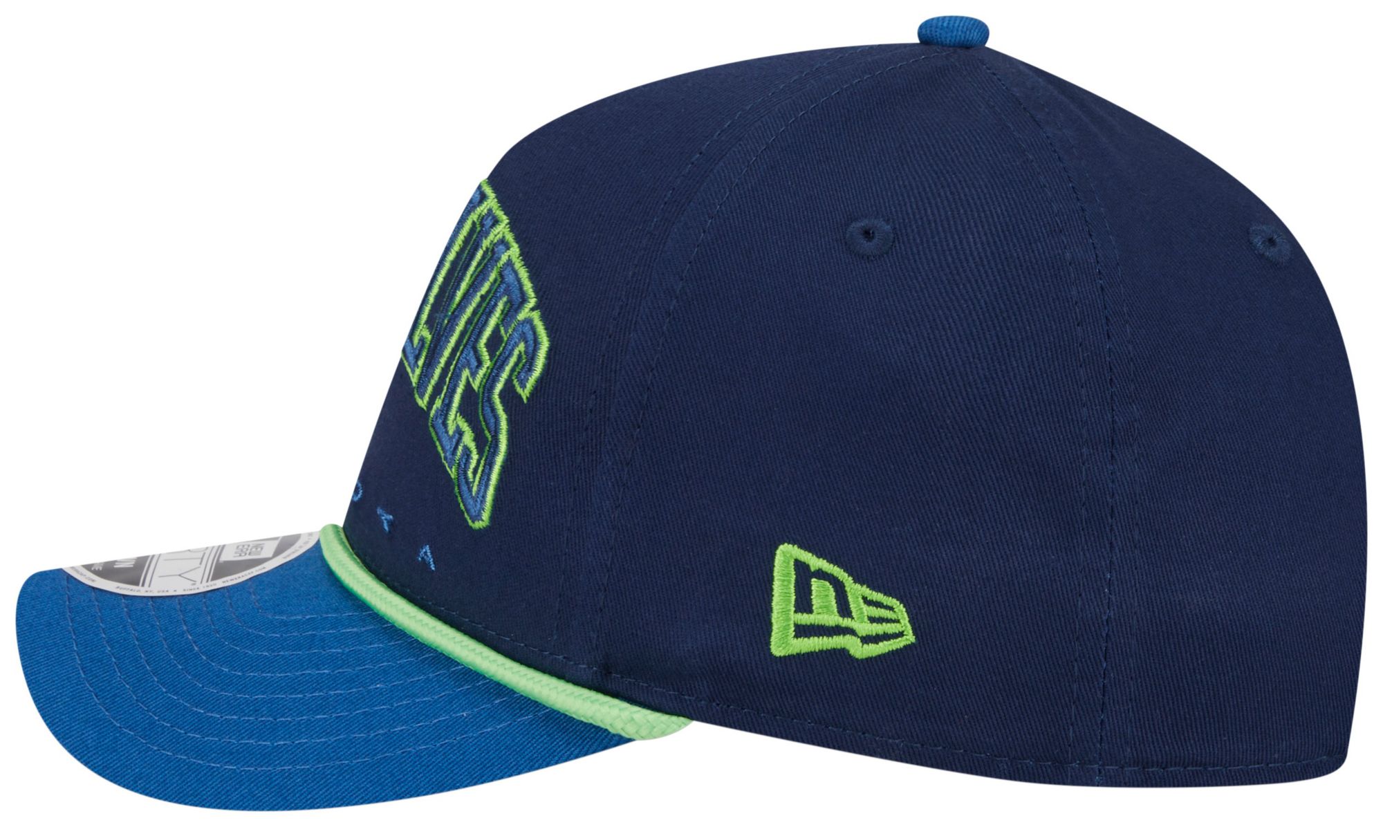 New Era Adult Minnesota Timberwolves Navy Arch Rope 9Forty M-Crown A-Frame Adjustable Hat product image