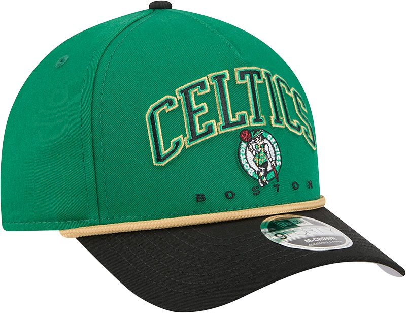 New Era Adult Boston Celtics Green Arch Rope 9Forty M-Crown A-Frame Adjustable Hat product image