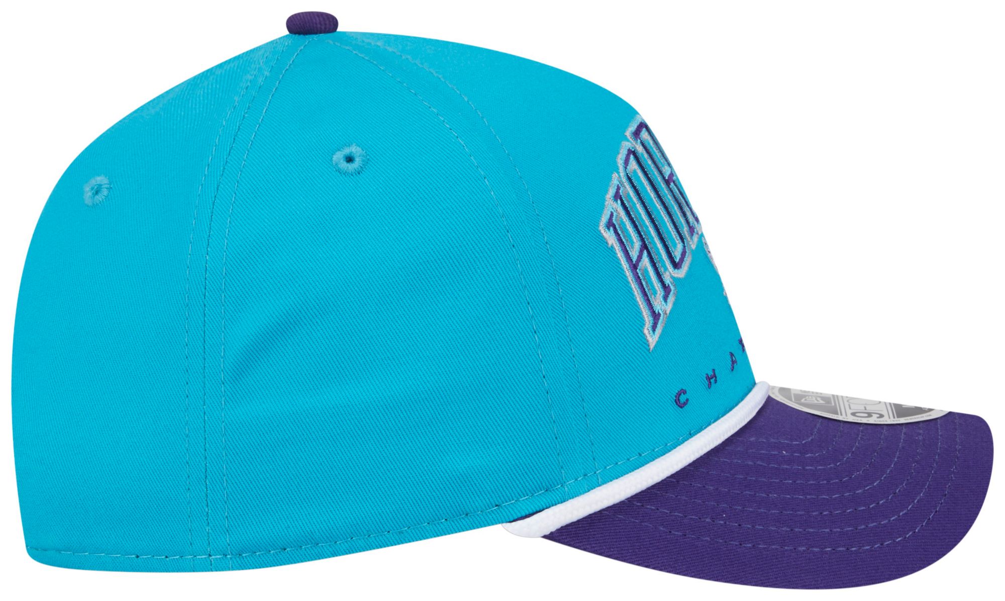 New Era Adult Charlotte Hornets Teal Arch Rope 9Forty M-Crown A-Frame Adjustable Hat product image