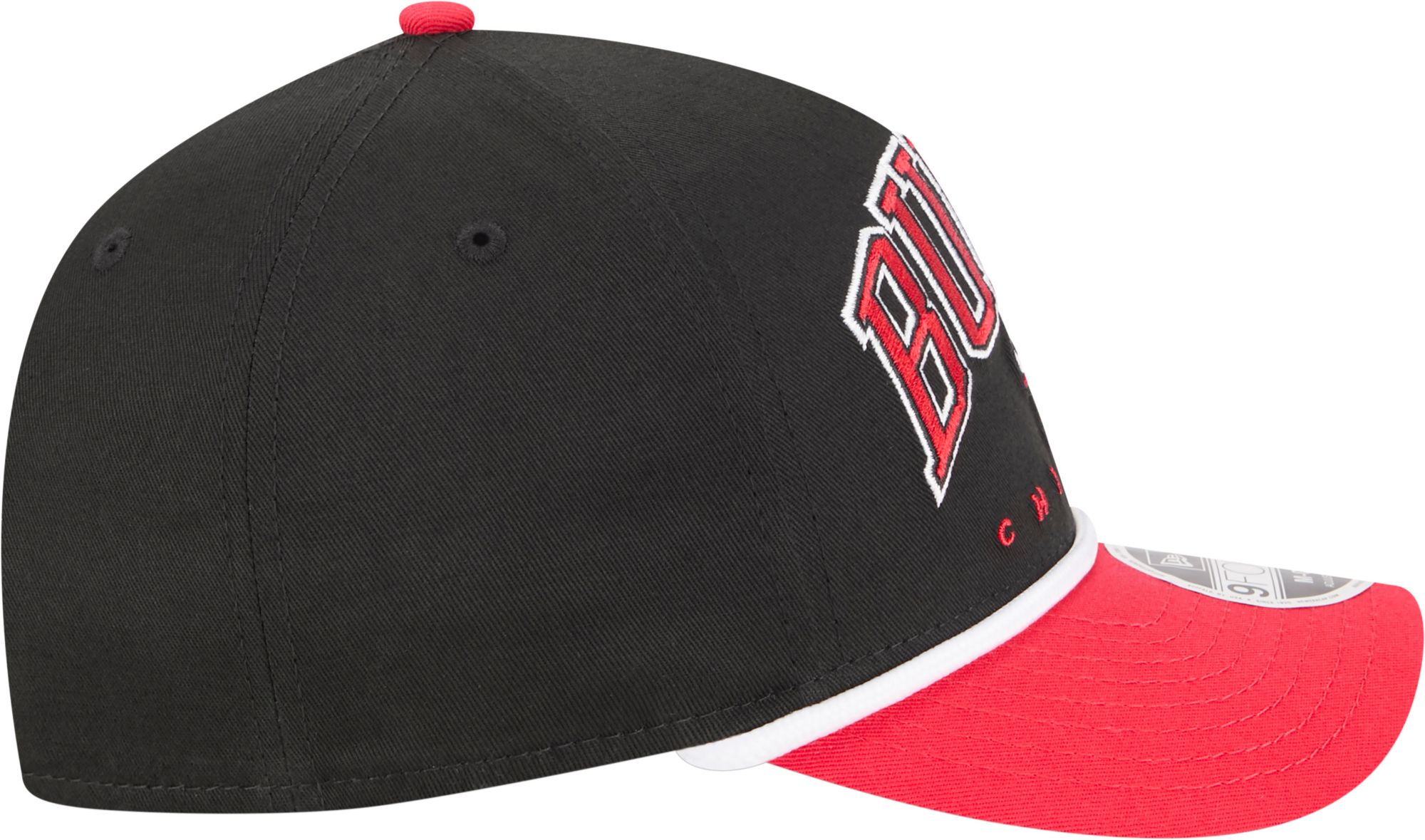 New Era Adult Chicago Bulls Black Arch Rope 9Forty M-Crown A-Frame Adjustable Hat product image