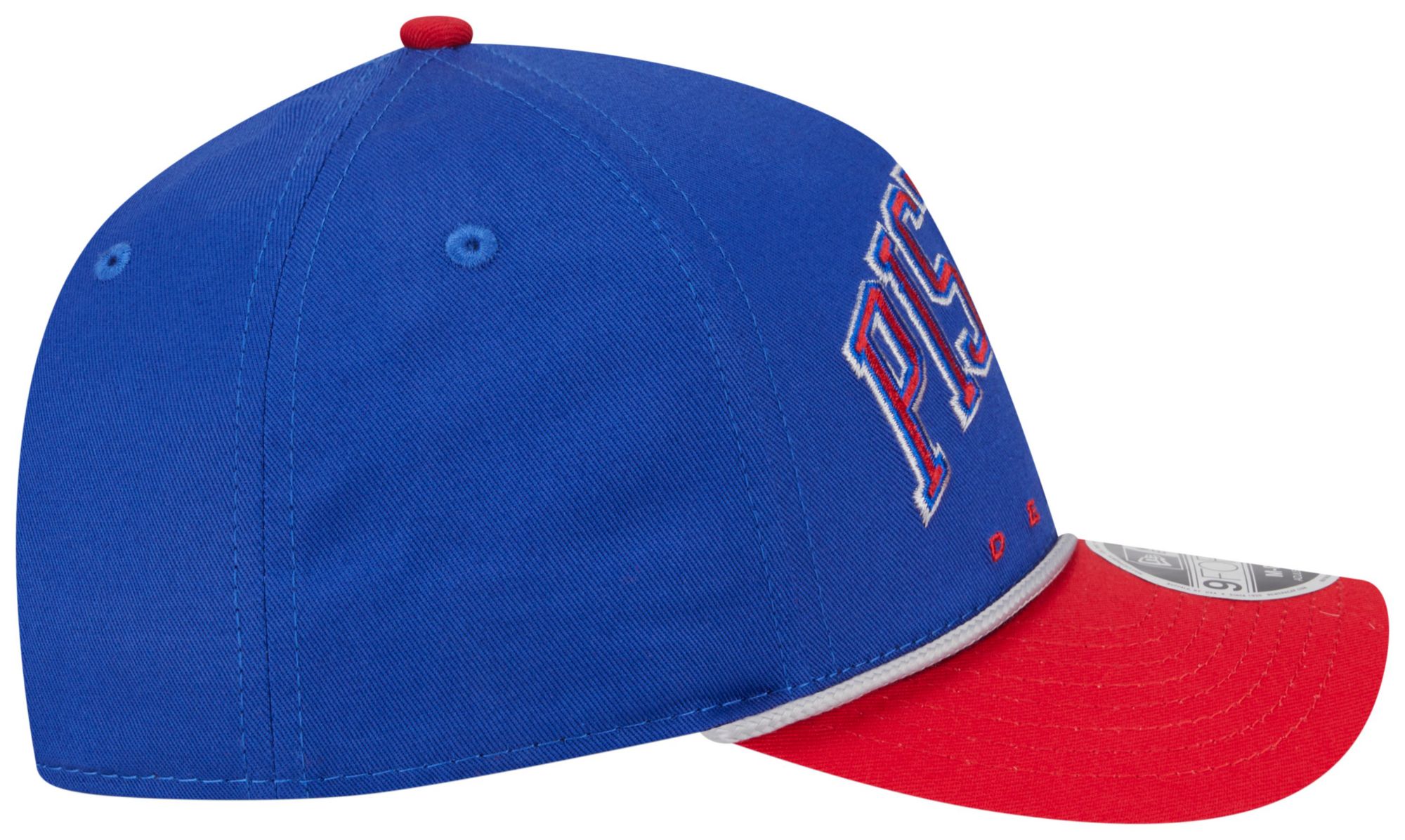 New Era Adult Detroit Pistons Blue Arch Rope 9Forty M-Crown A-Frame Adjustable Hat product image
