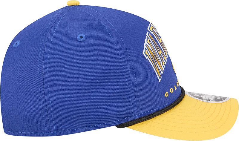 New Era Adult Golden State Warriors Blue Arch Rope 9Forty M-Crown A-Frame Adjustable Hat product image