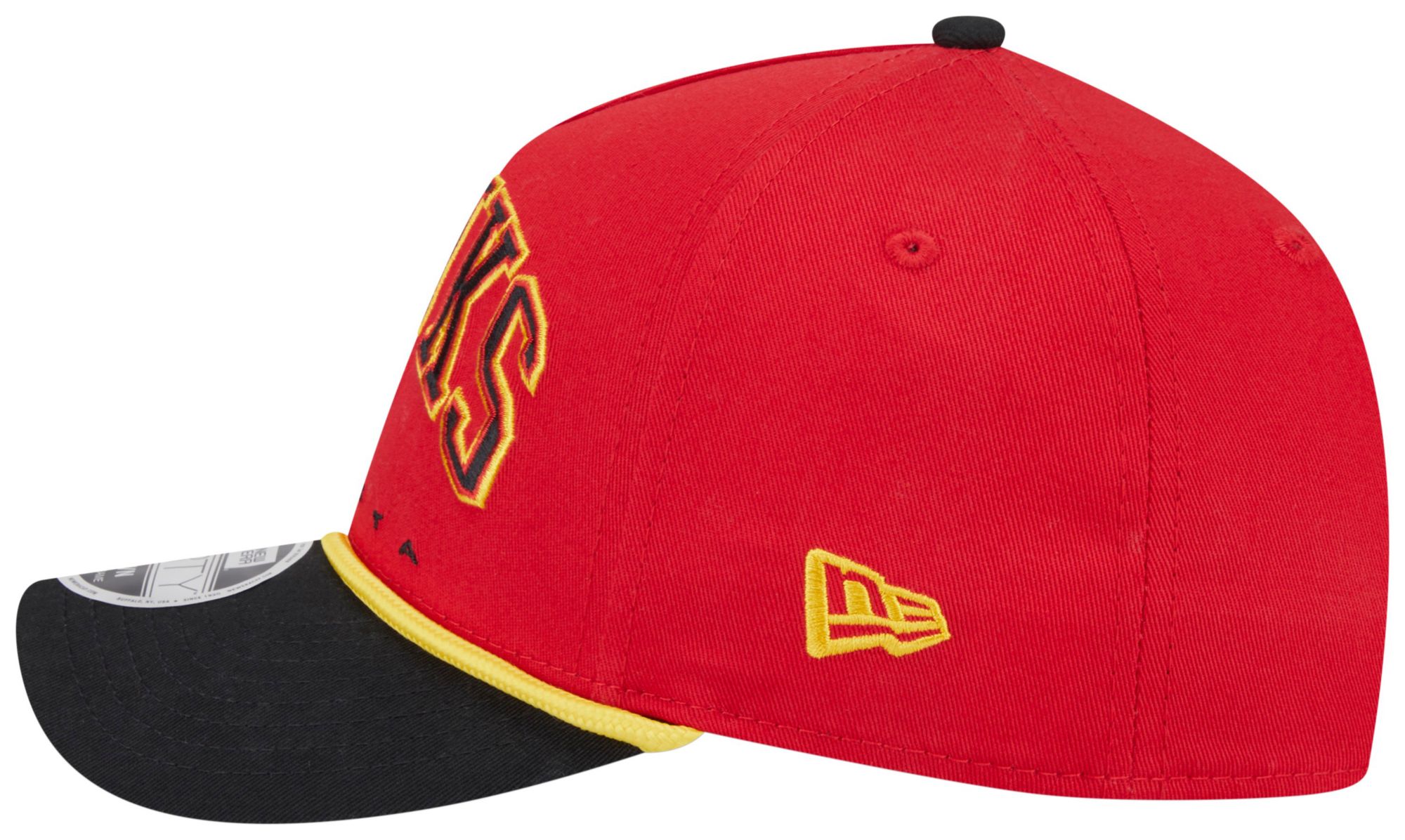 New Era Adult Atlanta Hawks Red Arch Rope 9Forty M-Crown A-Frame Adjustable Hat product image