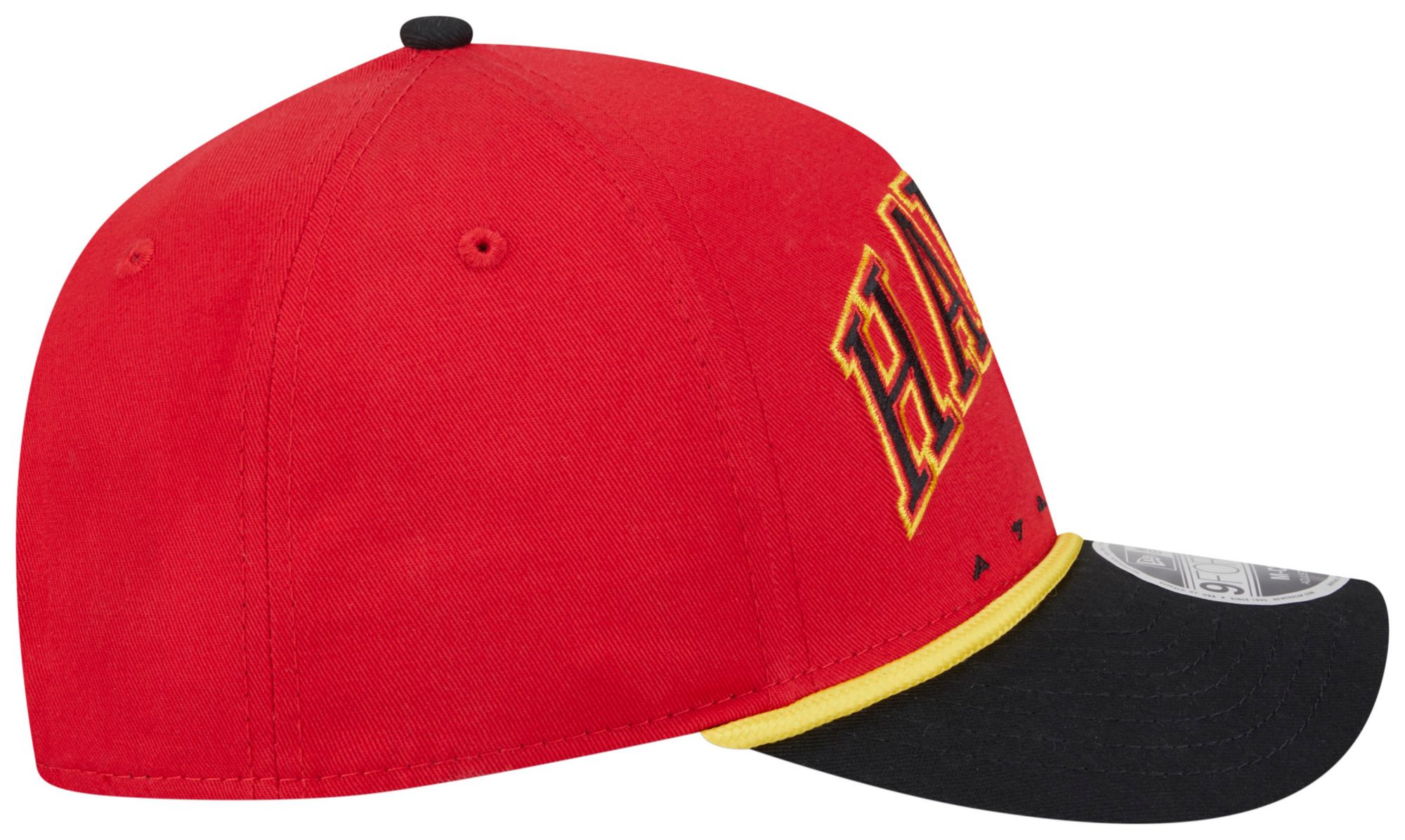 New Era Adult Atlanta Hawks Red Arch Rope 9Forty M-Crown A-Frame Adjustable Hat product image