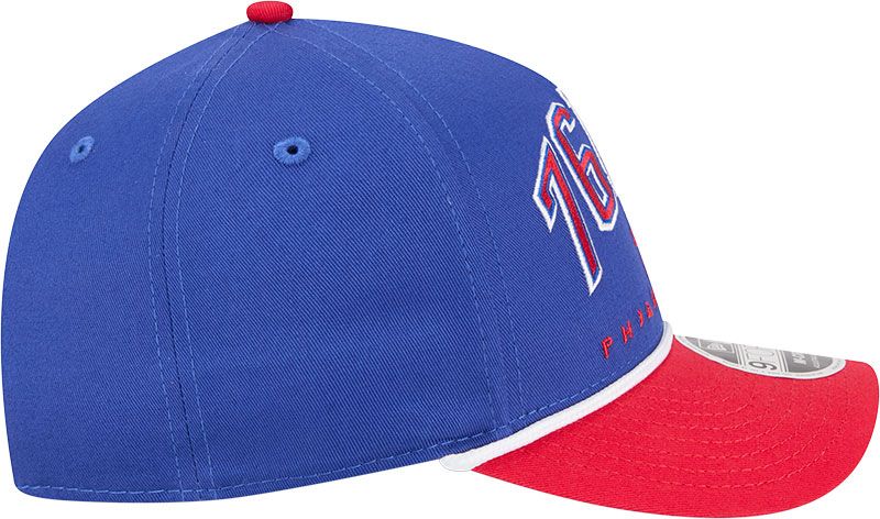 New Era Adult Philadelphia 76ers Blue Arch Rope 9Forty M-Crown A-Frame Adjustable Hat product image