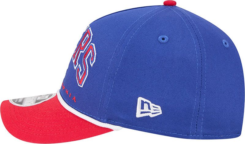 New Era Adult Philadelphia 76ers Blue Arch Rope 9Forty M-Crown A-Frame Adjustable Hat product image