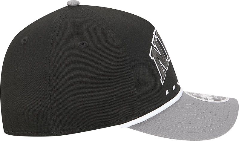 New Era Adult Brooklyn Nets Black Arch Rope 9Forty M-Crown A-Frame Adjustable Hat product image