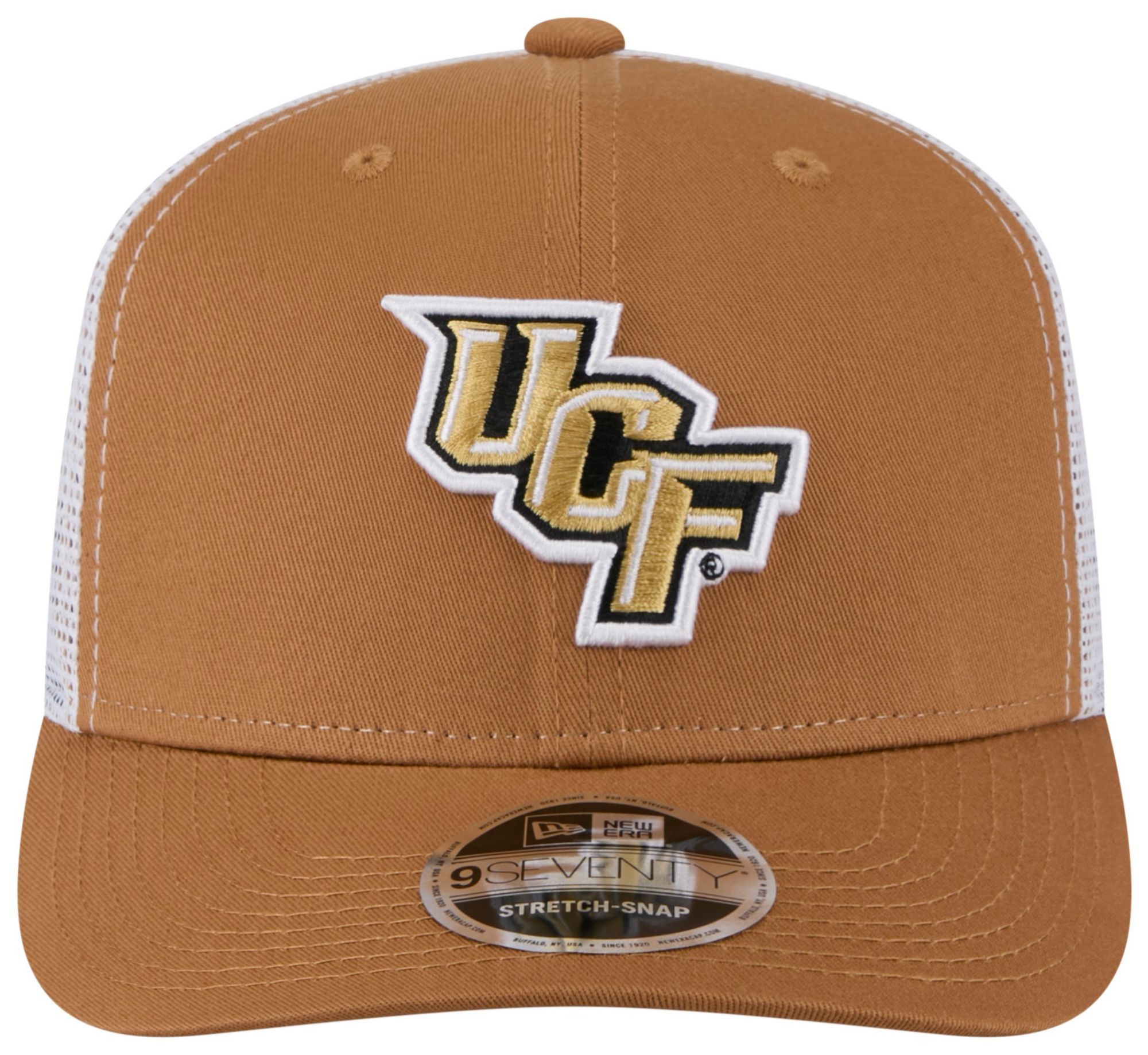New Era Adult UCF Knights Brown EG Trucker 9Seventy Adjustable Stretch-Snap Hat product image