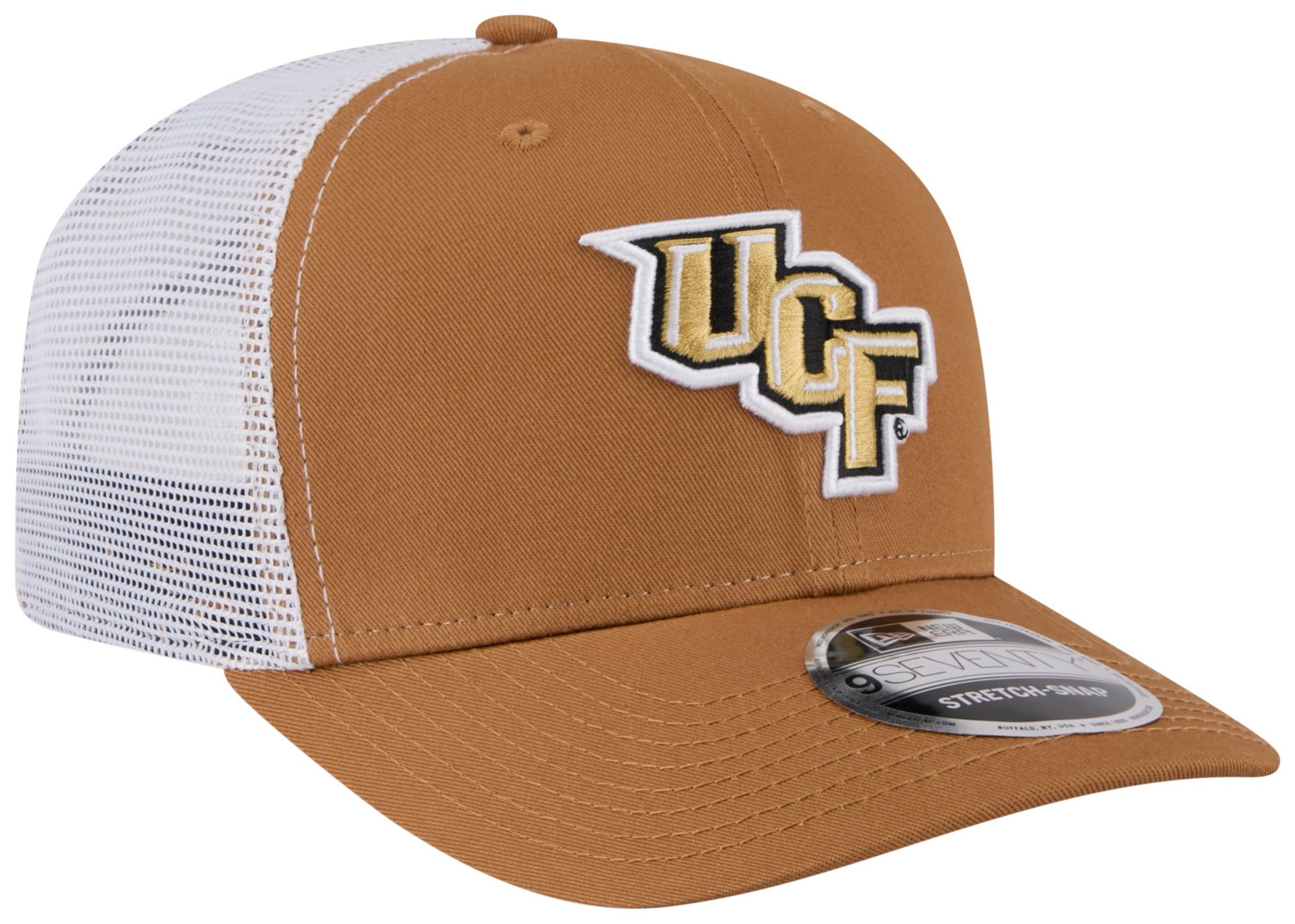 New Era Adult UCF Knights Brown EG Trucker 9Seventy Adjustable Stretch-Snap Hat product image