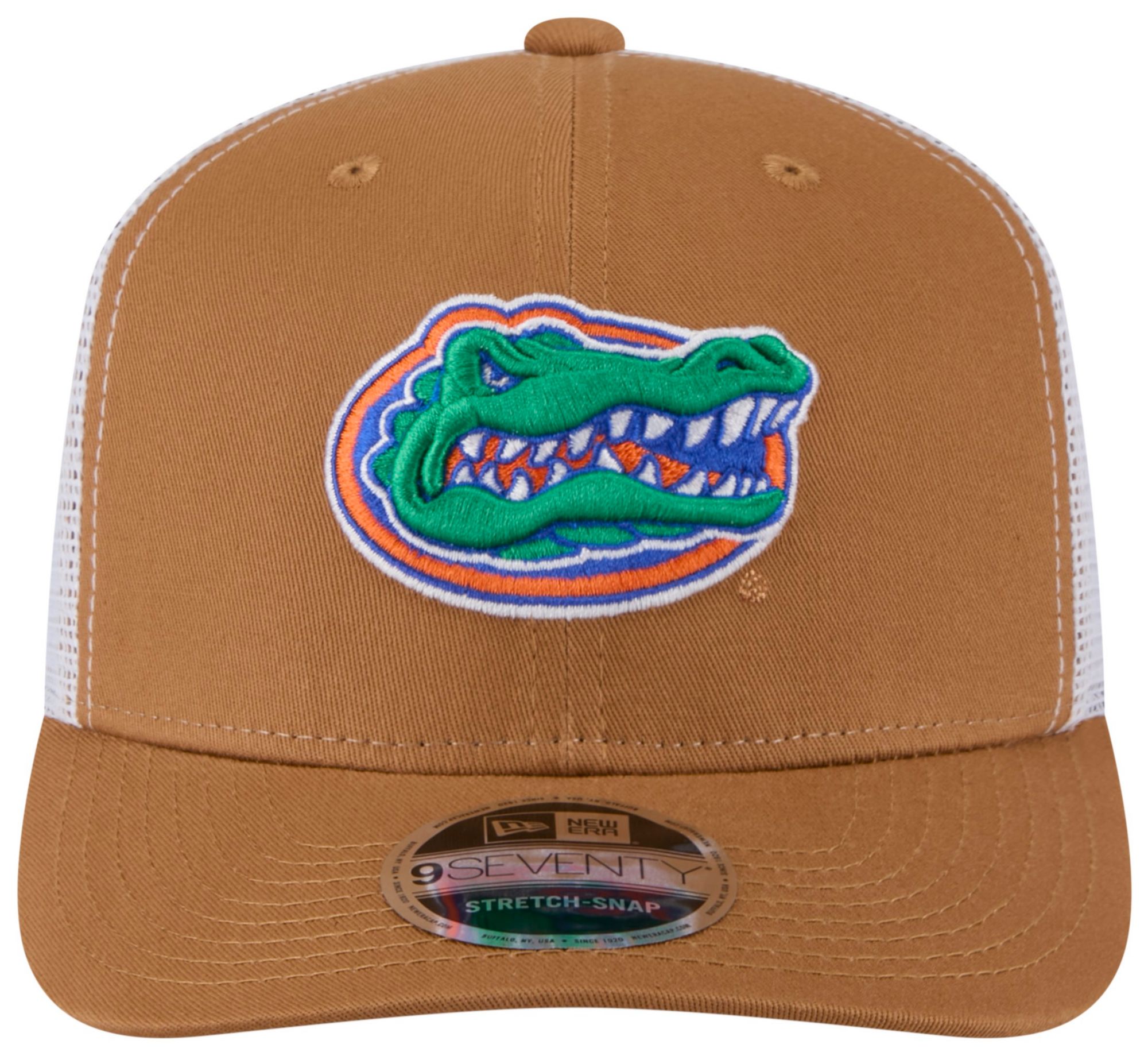 New Era Adult Florida Gators Brown EG Trucker 9Seventy Adjustable Stretch-Snap Hat product image