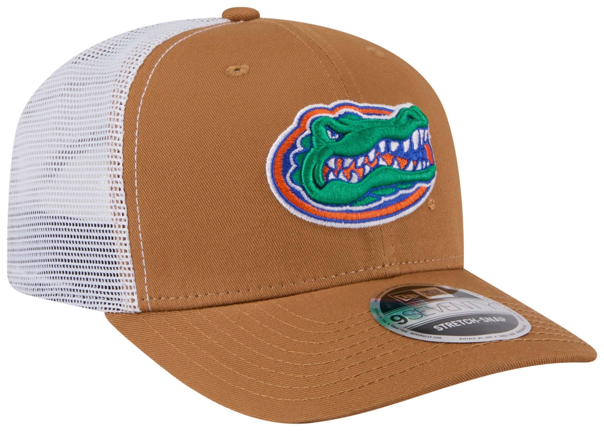 New Era Adult Florida Gators Brown EG Trucker 9Seventy Adjustable Stretch-Snap Hat product image