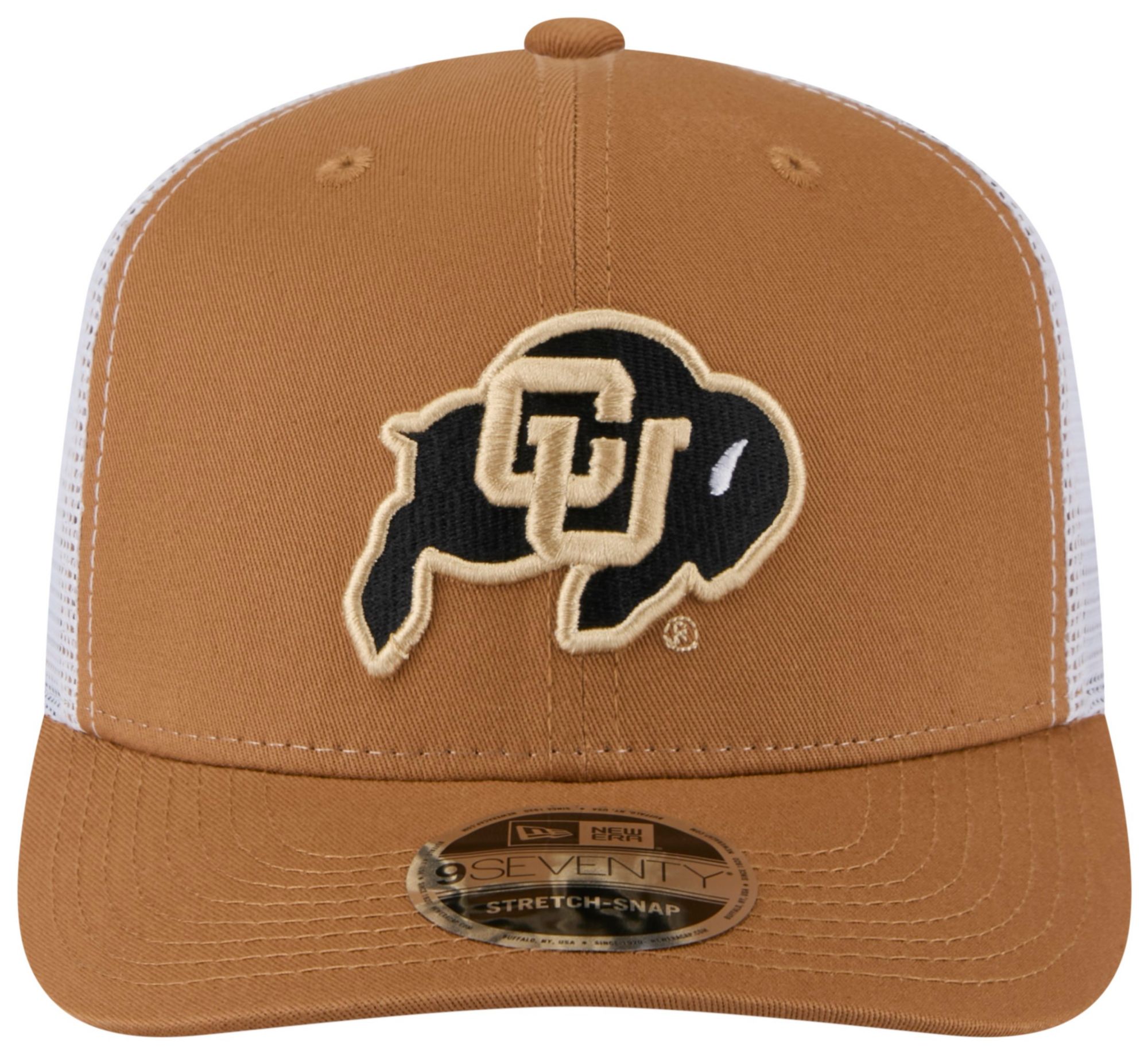 New Era Adult Colorado Buffaloes Brown EG Trucker 9Seventy Adjustable Stretch-Snap Hat product image