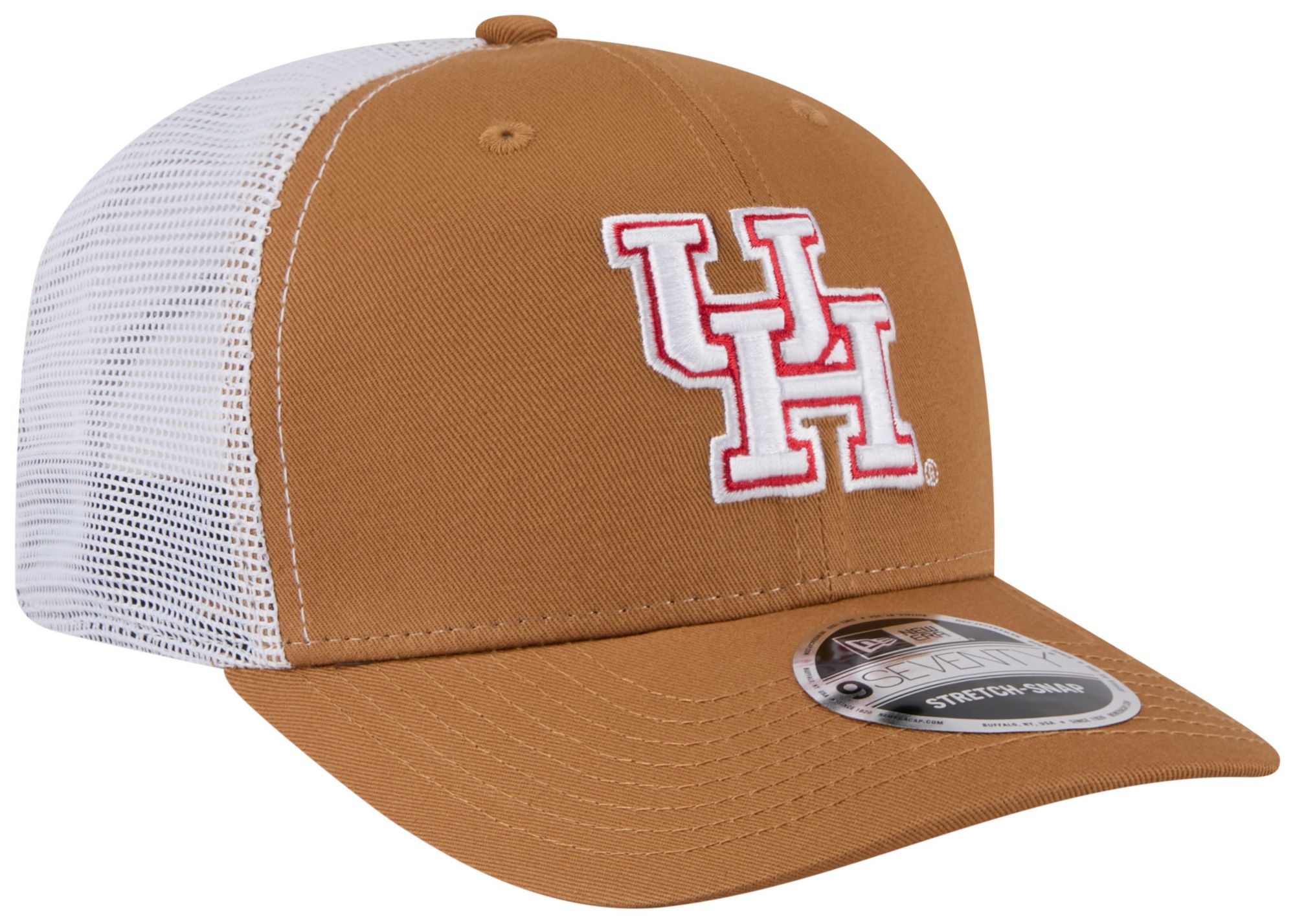 New Era Adult Houston Cougars Brown EG Trucker 9Seventy Adjustable Stretch-Snap Hat product image