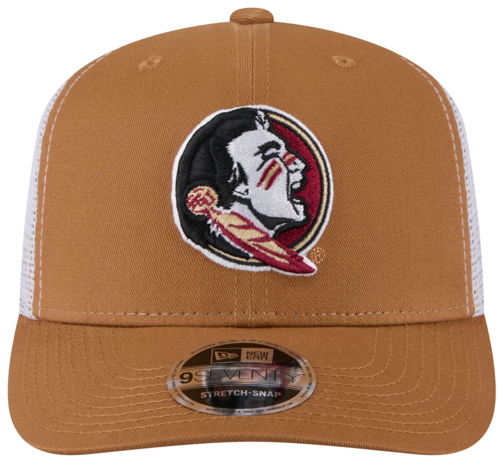 New Era Adult Florida State Seminoles Brown EG Trucker 9Seventy Adjustable Stretch-Snap Hat product image
