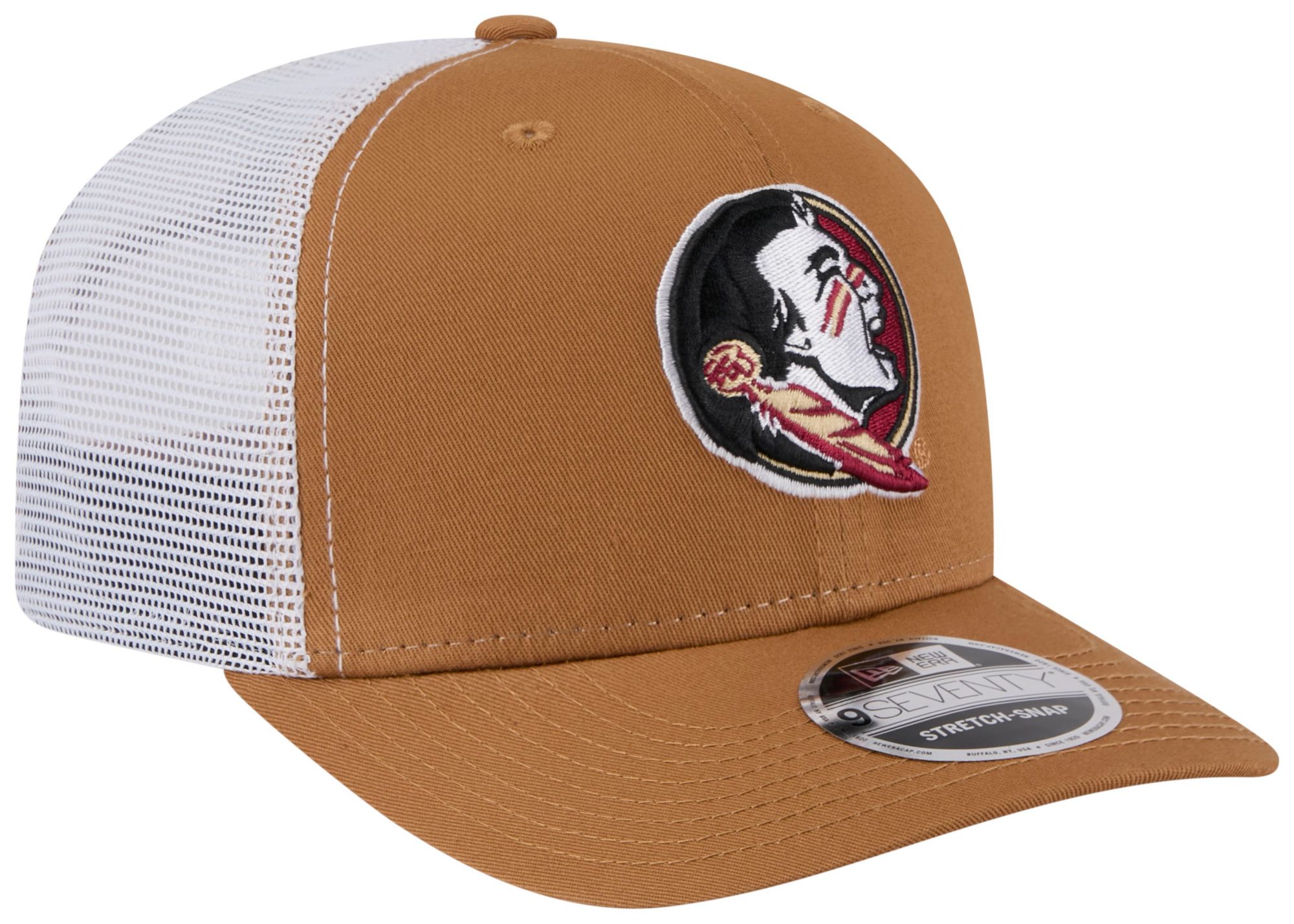 New Era Adult Florida State Seminoles Brown EG Trucker 9Seventy Adjustable Stretch-Snap Hat product image