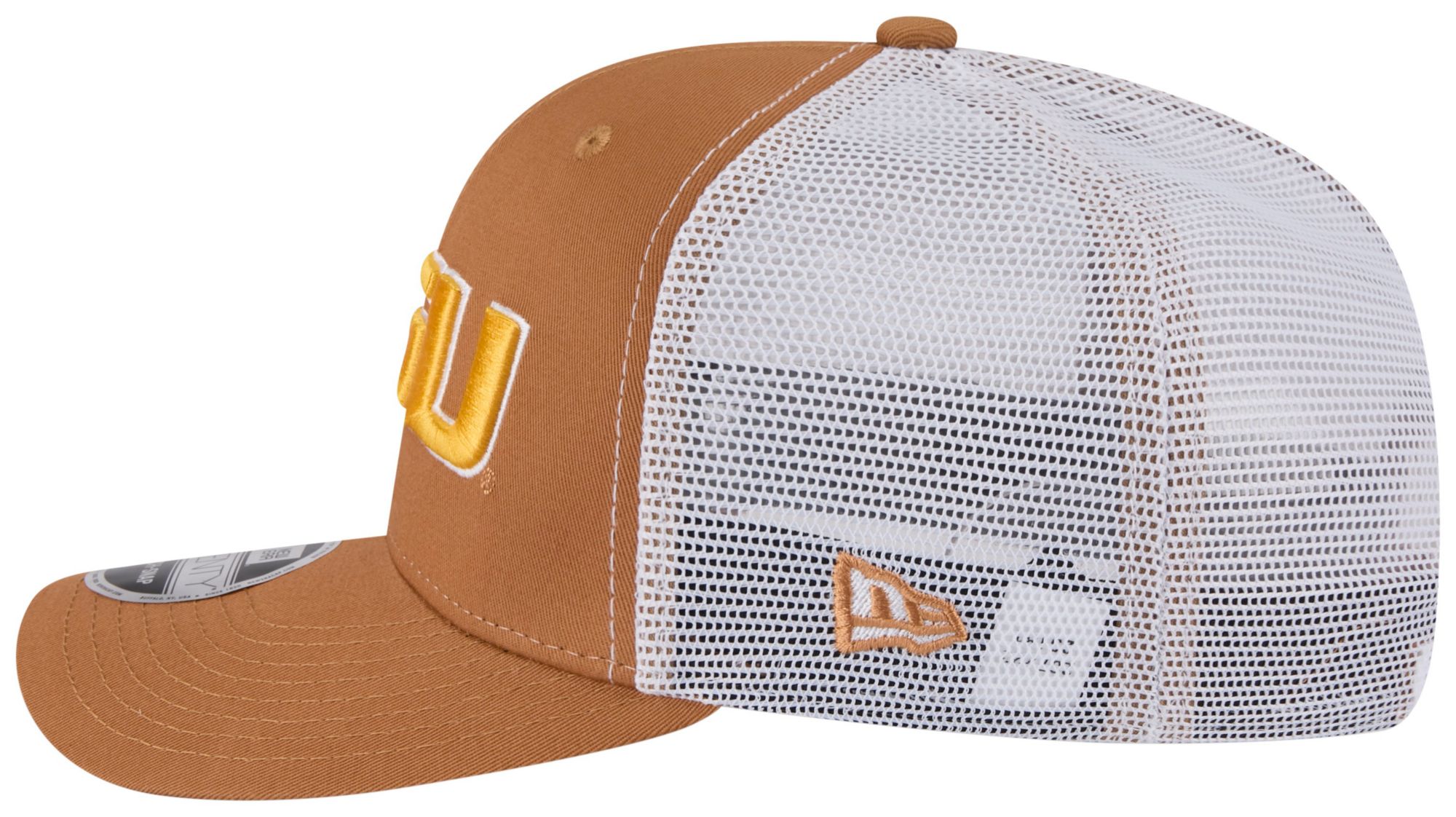 New Era Adult LSU Tigers Brown EG Trucker 9Seventy Adjustable Stretch-Snap Hat product image