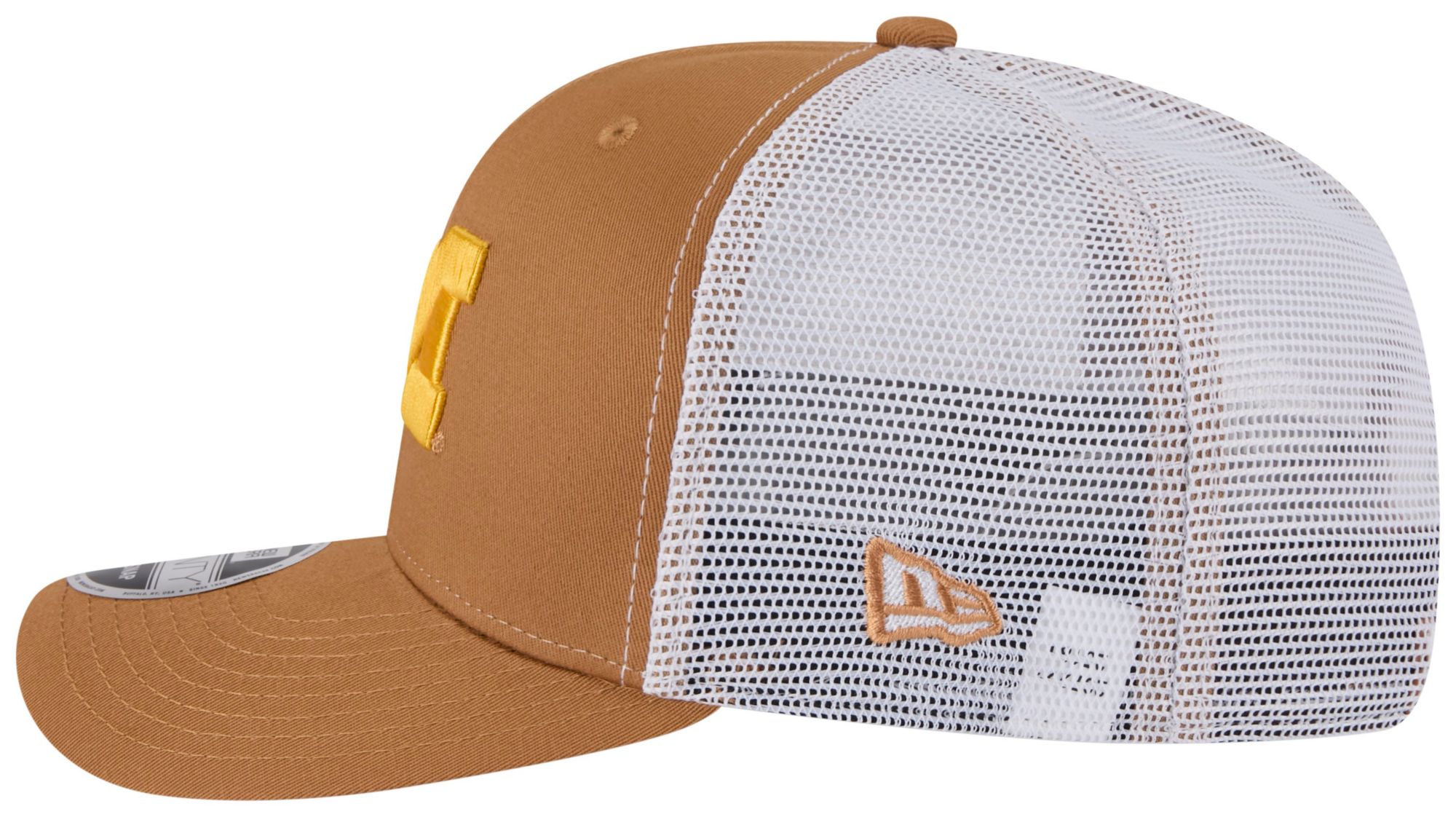 New Era Adult Michigan Wolverines Brown EG Trucker 9Seventy Adjustable Stretch-Snap Hat product image