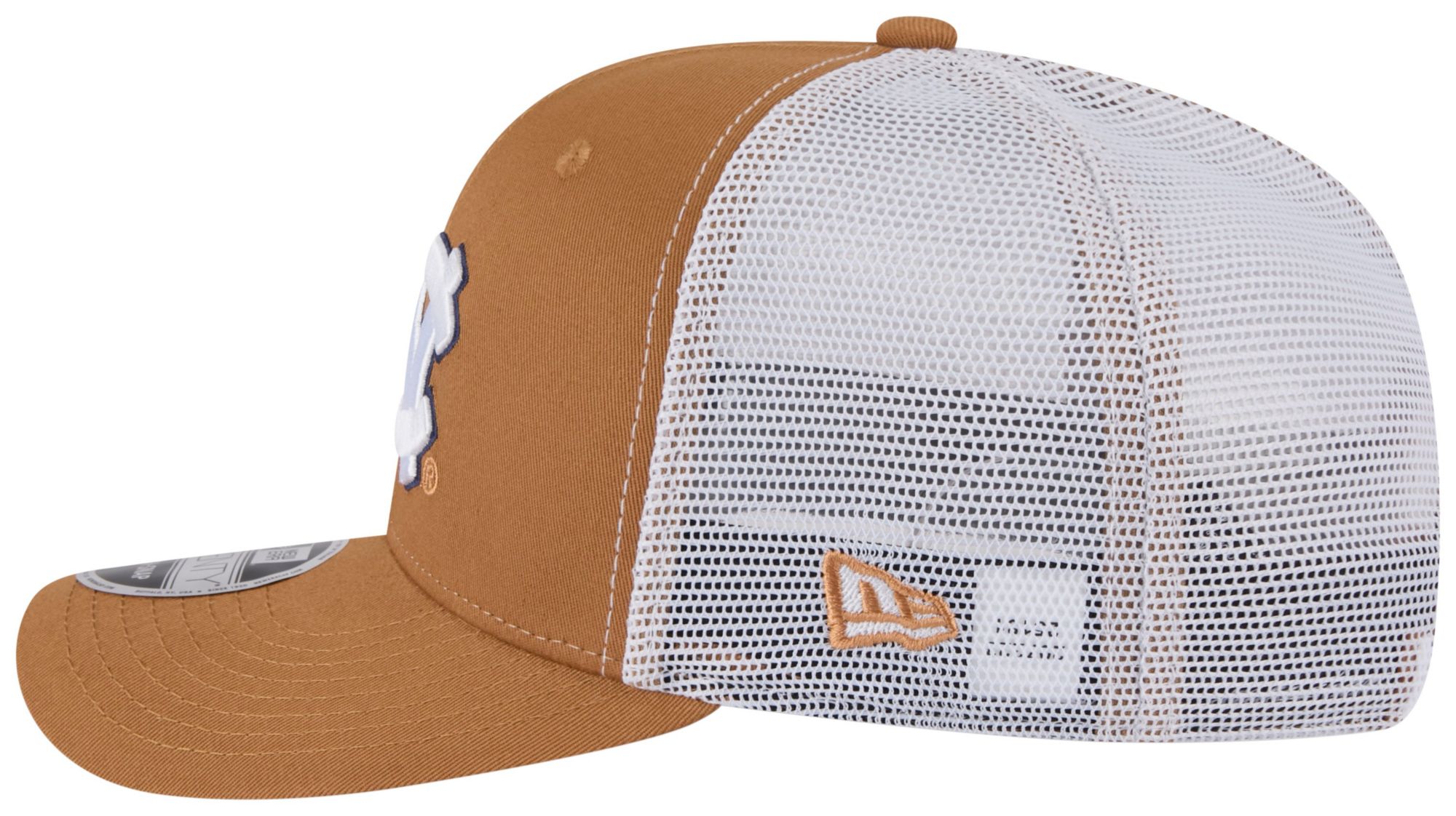 New Era Adult North Carolina Tar Heels Brown EG Trucker 9Seventy Adjustable Stretch-Snap Hat product image