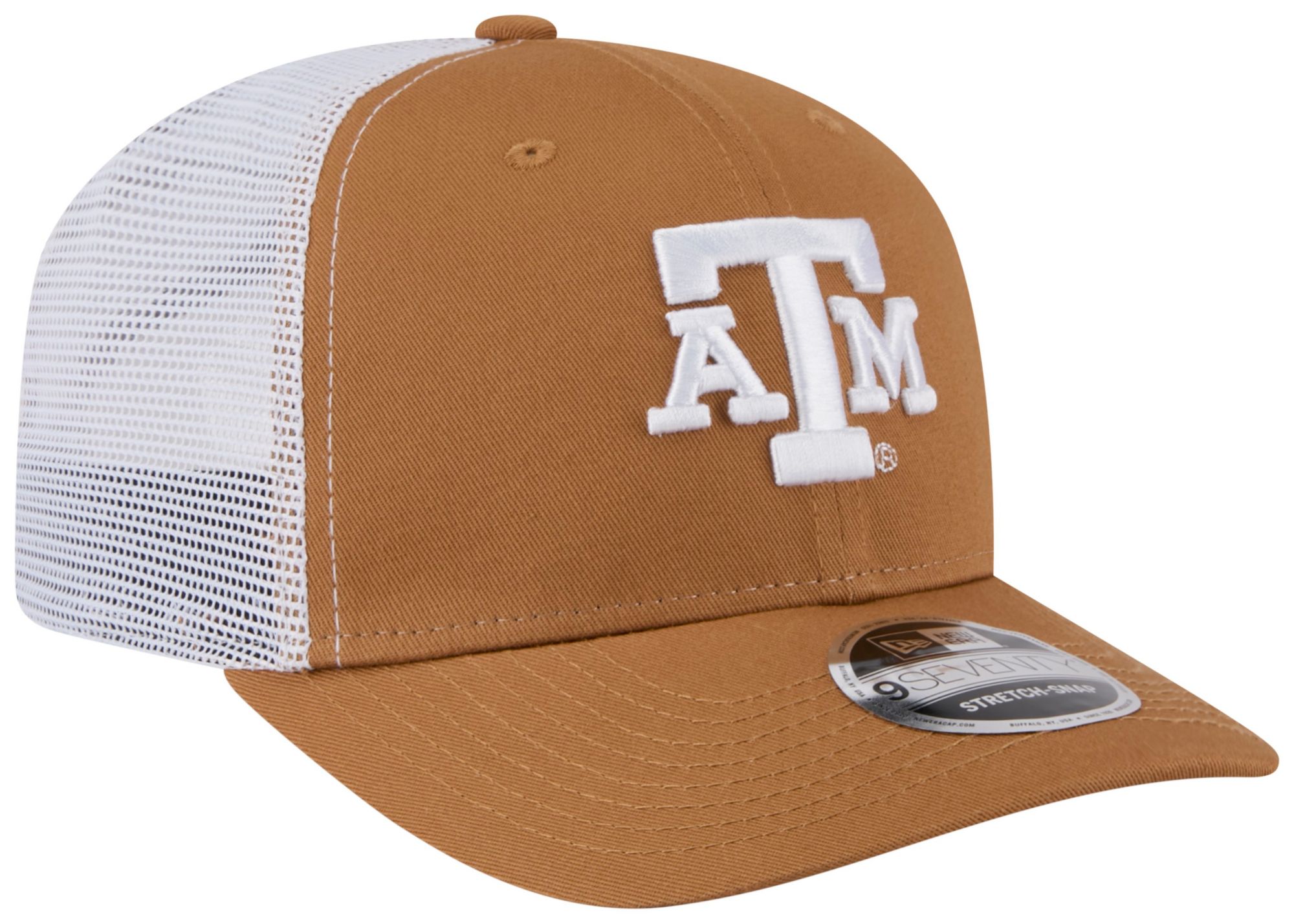 New Era Adult Texas A&M Aggies Brown EG Trucker 9Seventy Adjustable Stretch-Snap Hat product image