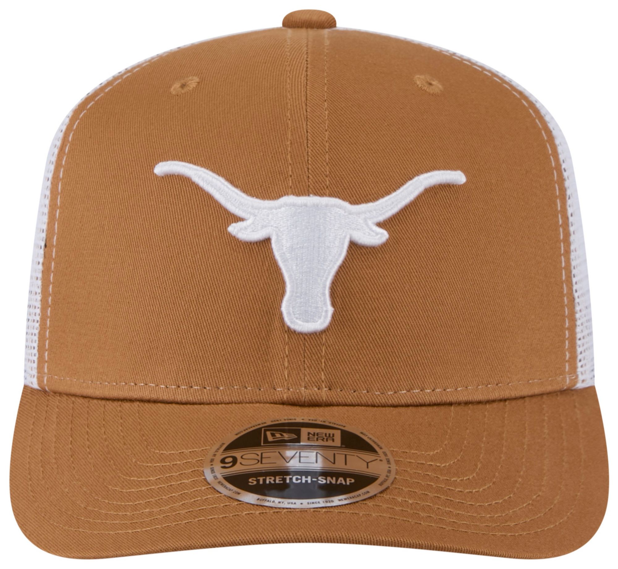 New Era Adult Texas Longhorns Brown EG Trucker 9Seventy Adjustable Stretch-Snap Hat product image