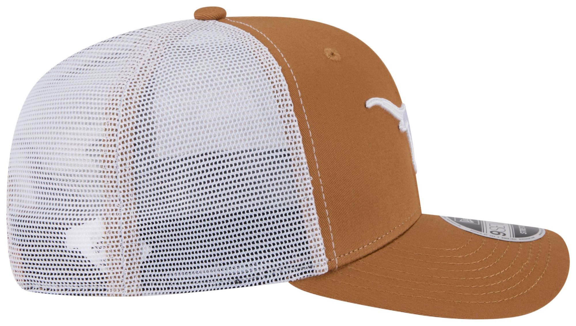 New Era Adult Texas Longhorns Brown EG Trucker 9Seventy Adjustable Stretch-Snap Hat product image