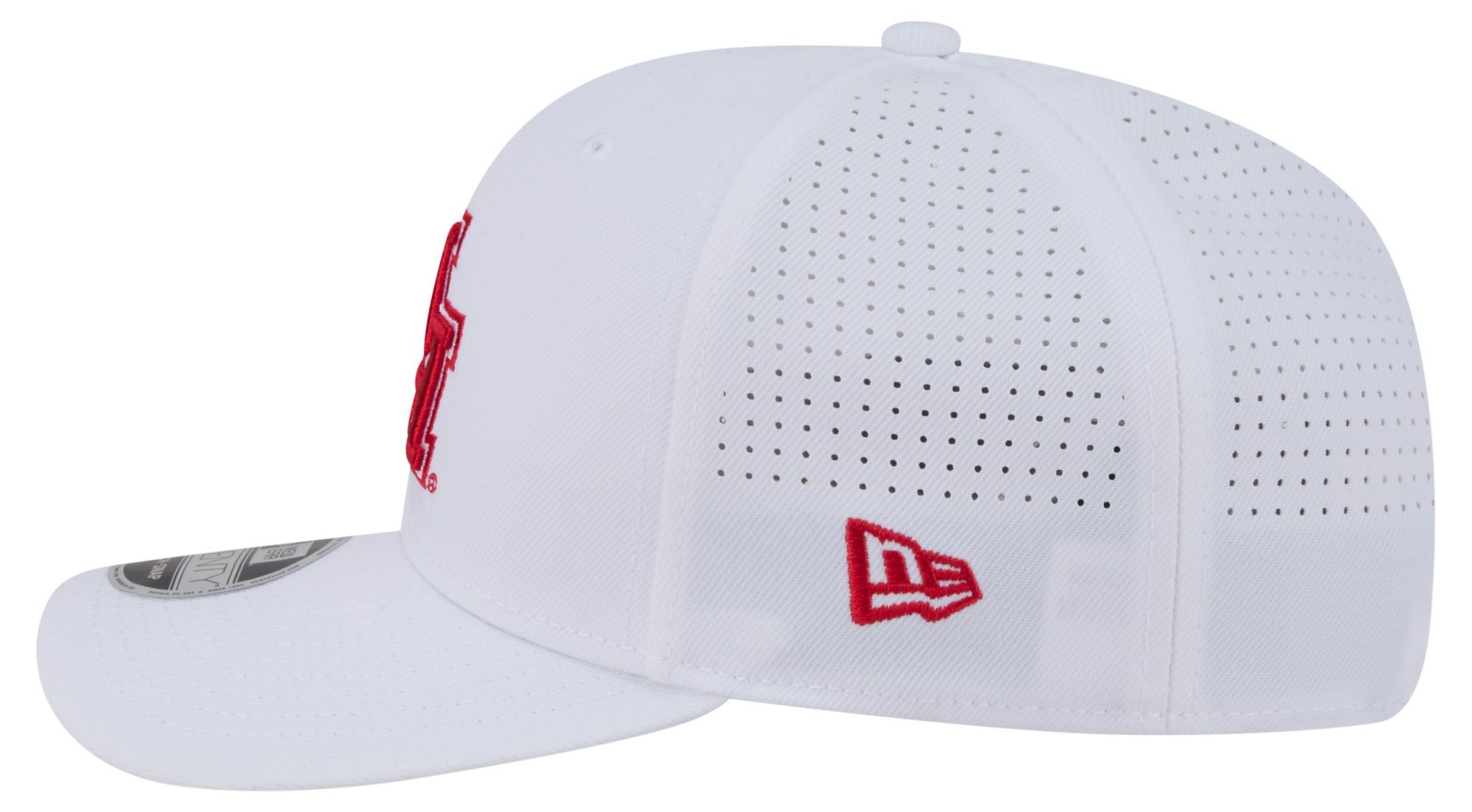 New Era Adult Houston Cougars White 9Seventy Performance Adjustable Stretch-Snap Hat product image