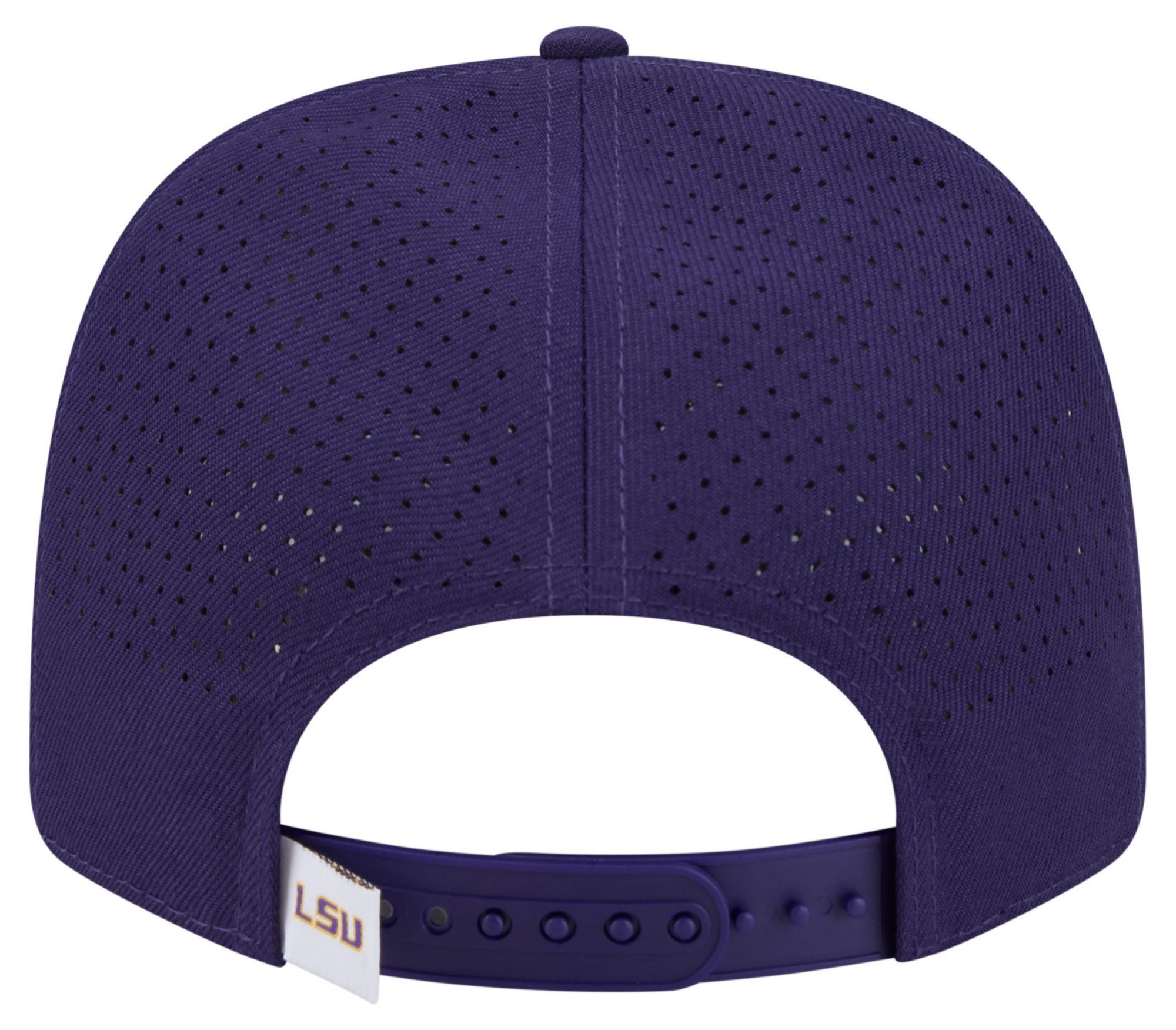 New Era Adult LSU Tigers Purple 9Seventy Performance Adjustable Stretch-Snap Hat product image