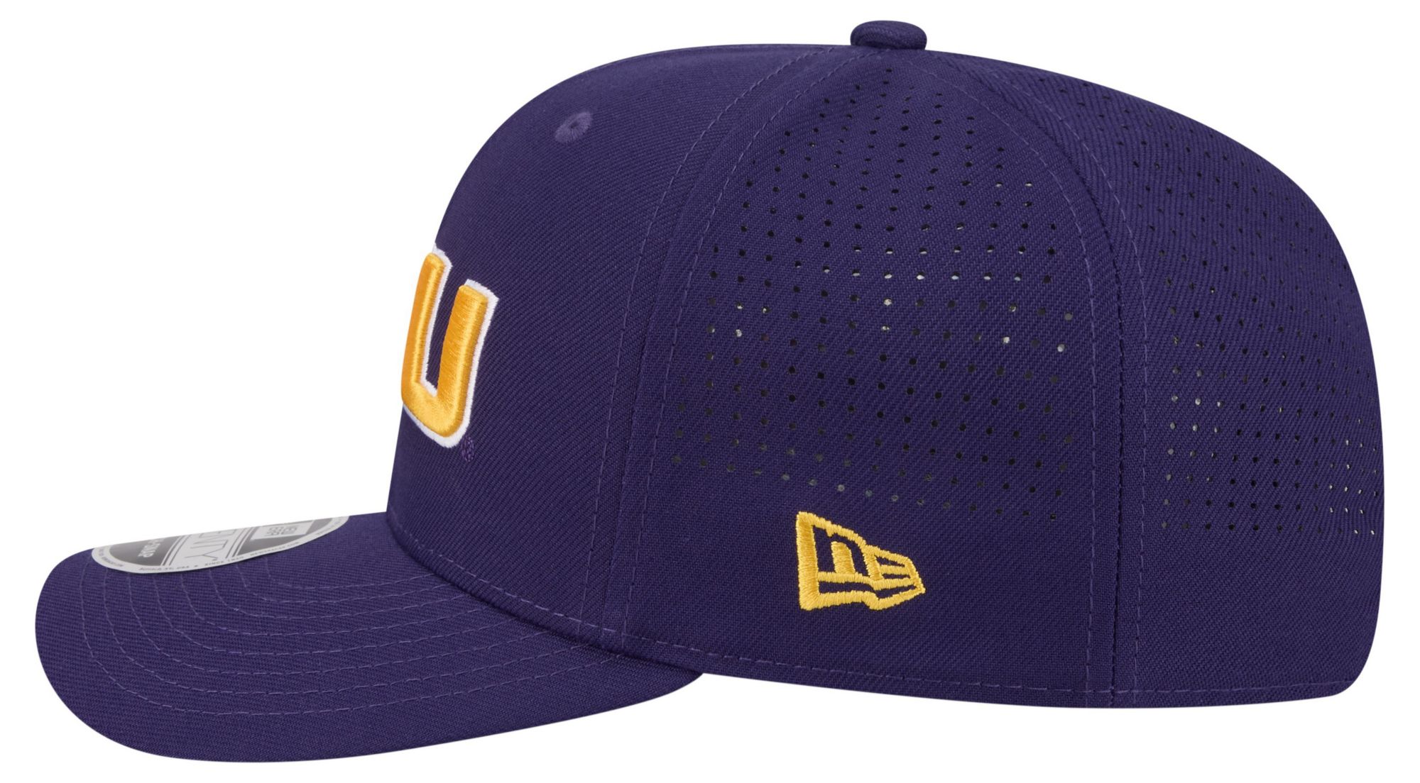 New Era Adult LSU Tigers Purple 9Seventy Performance Adjustable Stretch-Snap Hat product image