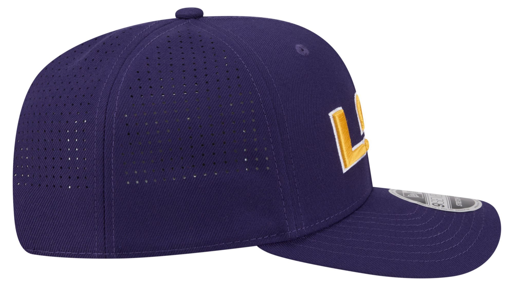 New Era Adult LSU Tigers Purple 9Seventy Performance Adjustable Stretch-Snap Hat product image