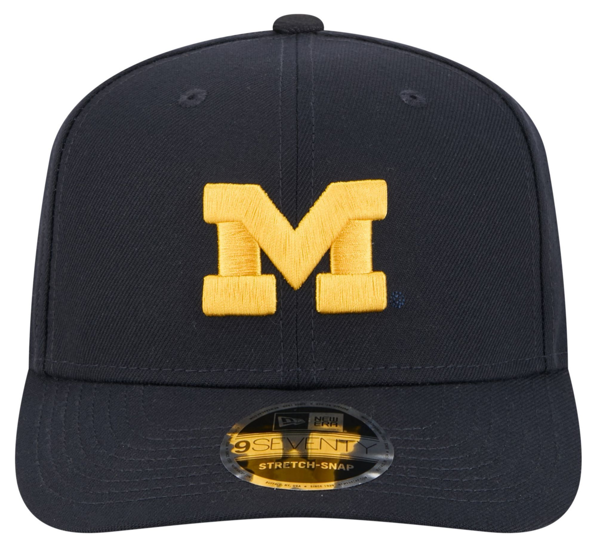 New Era Adult Michigan Wolverines Navy 9Seventy Performance Adjustable Stretch-Snap Hat product image