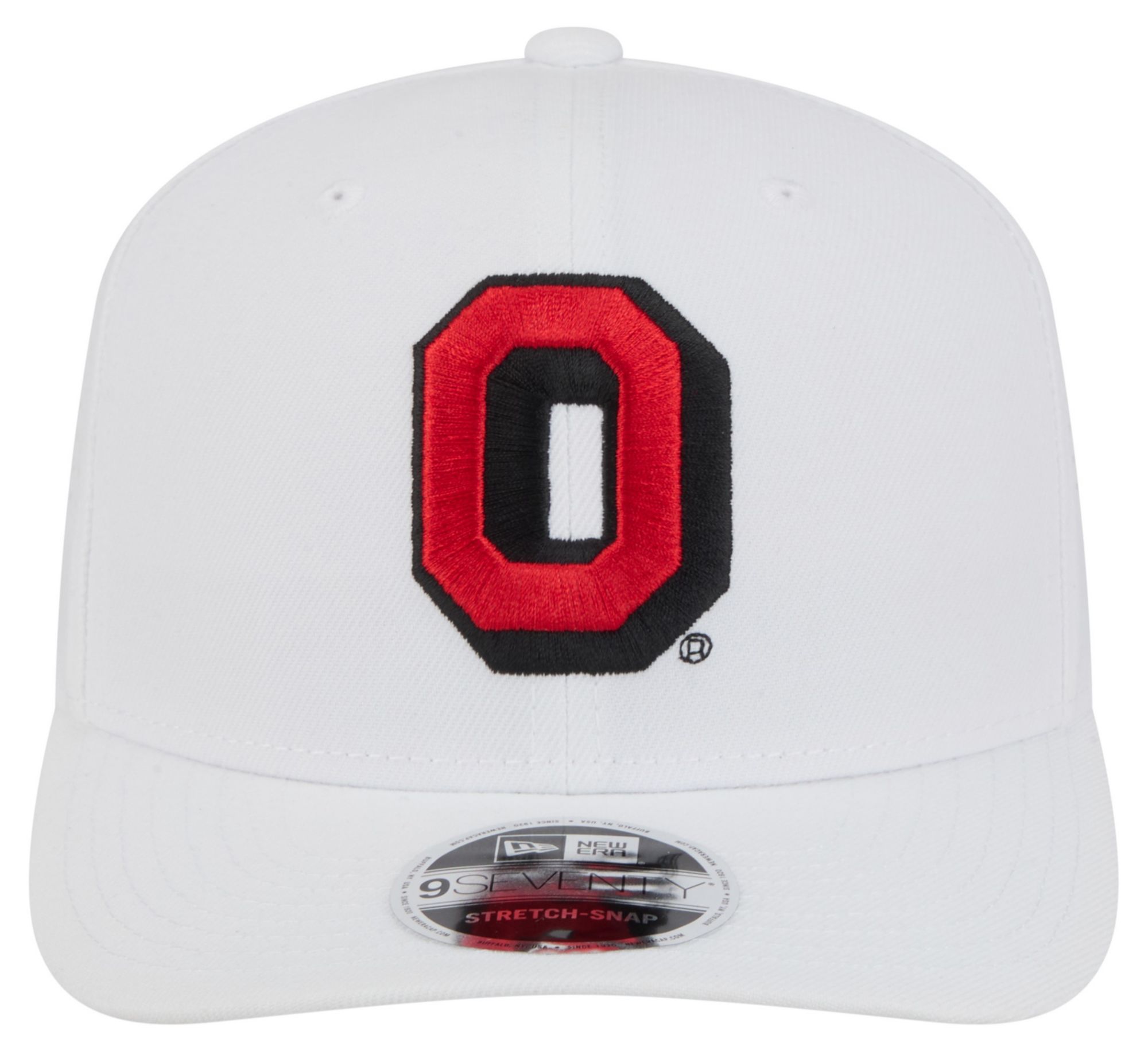 New Era Adult Ohio State Buckeyes White 9Seventy Performance Adjustable Stretch-Snap Hat product image