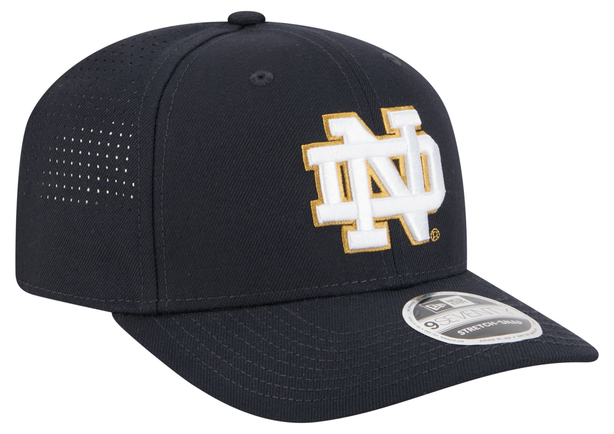 New Era Adult Notre Dame Fighting Irish Navy 9Seventy Performance Adjustable Stretch-Snap Hat product image