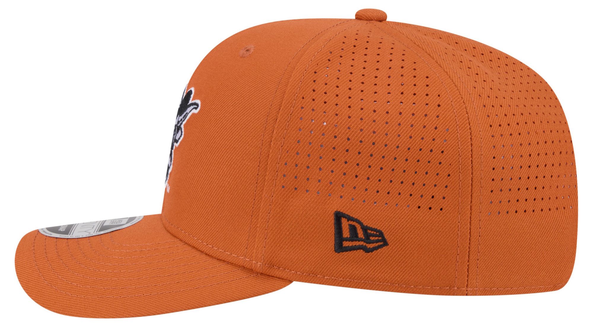 New Era Adult Texas Longhorns Orange 9Seventy Performance Adjustable Stretch-Snap Hat product image