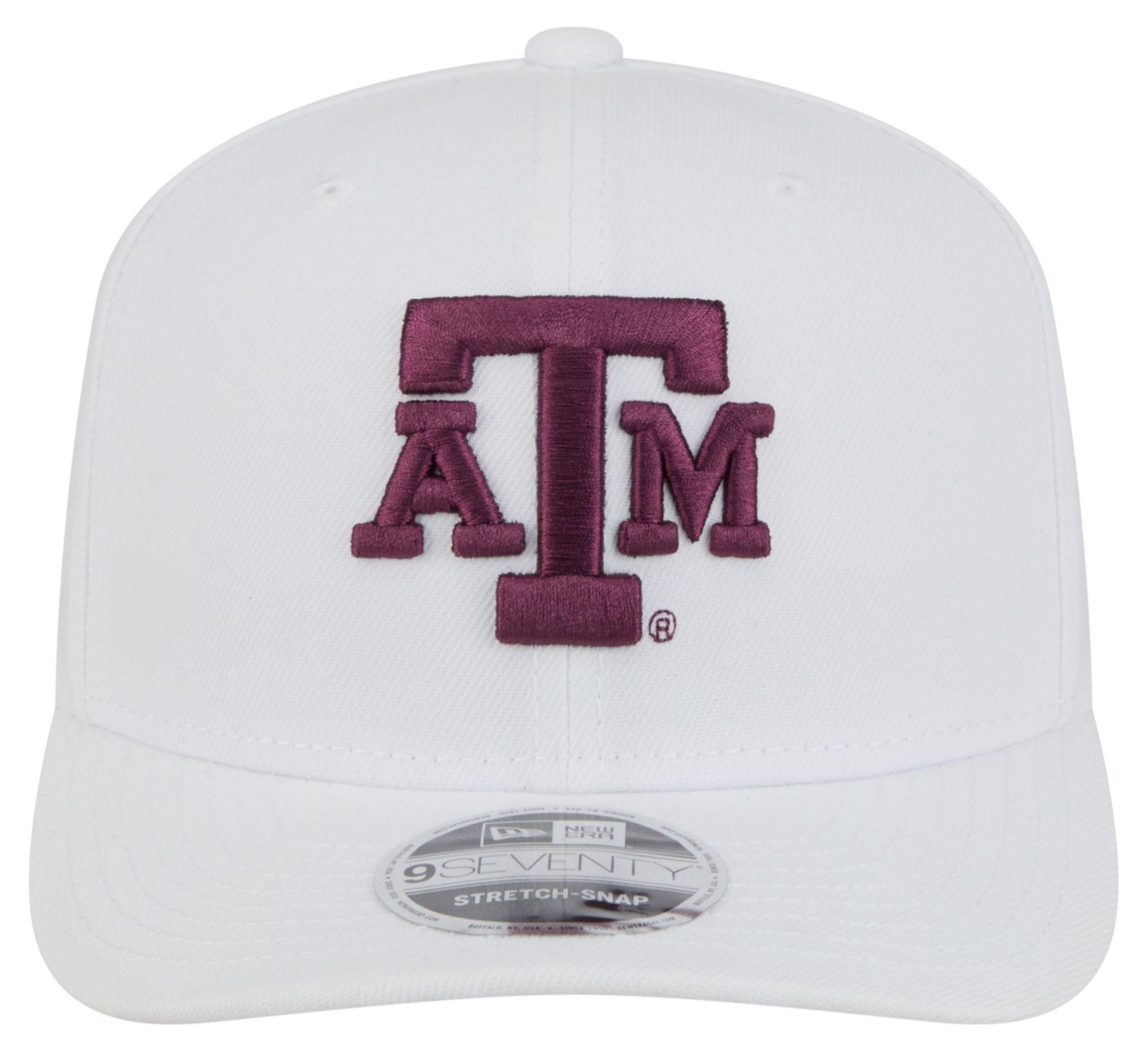 New Era Adult Texas A&M Aggies White 9Seventy Performance Adjustable Stretch-Snap Hat product image
