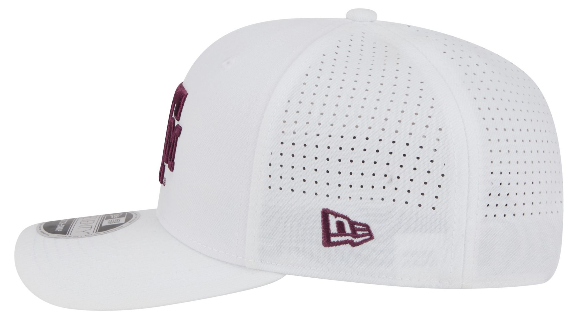 New Era Adult Texas A&M Aggies White 9Seventy Performance Adjustable Stretch-Snap Hat product image