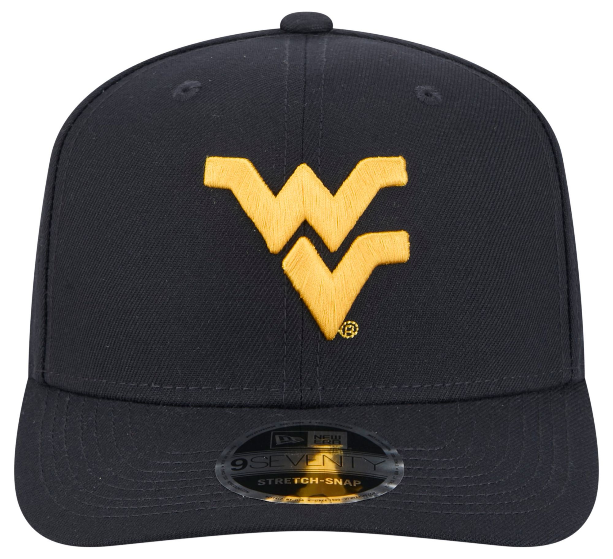 New Era Adult West Virginia Mountaineers Navy 9Seventy Performance Adjustable Stretch-Snap Hat product image