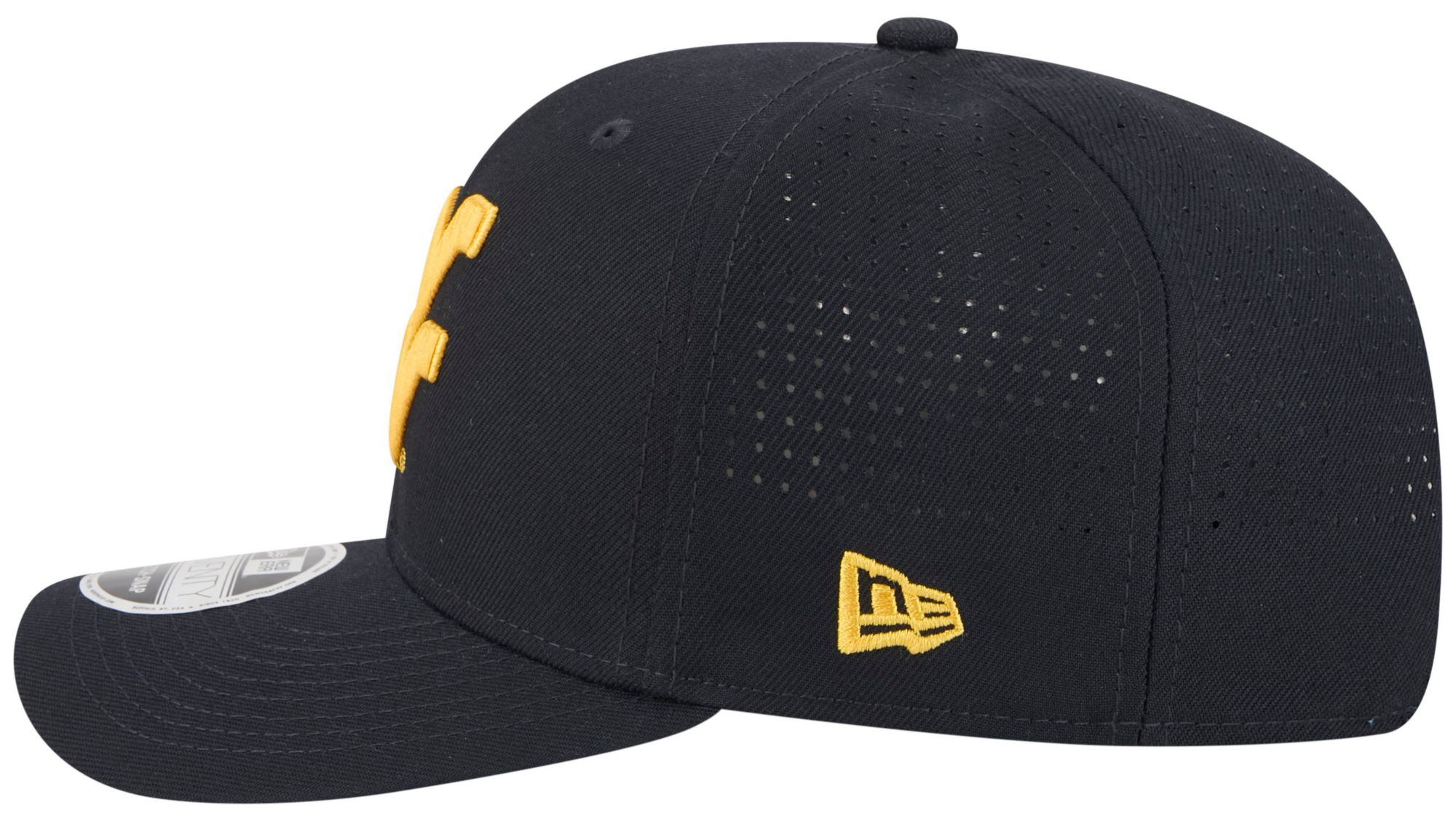 New Era Adult West Virginia Mountaineers Navy 9Seventy Performance Adjustable Stretch-Snap Hat product image