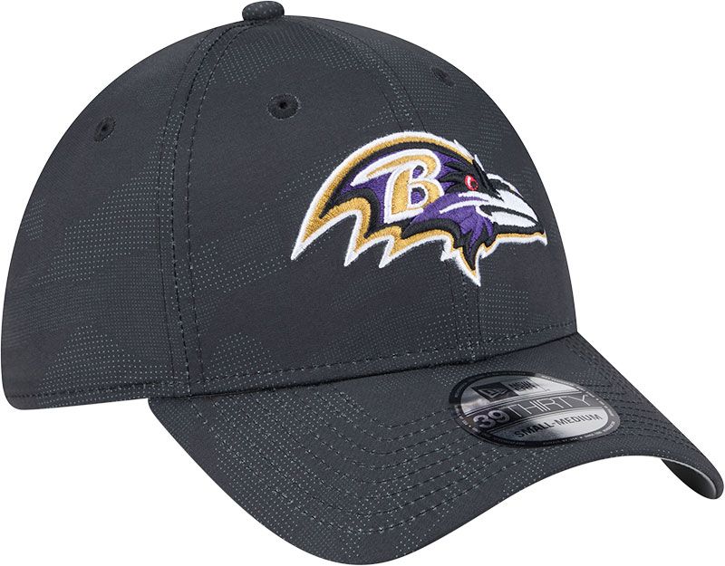 New Era Adult Baltimore Ravens Black Tonal Camo 39Thirty Stretch Fit Hat product image