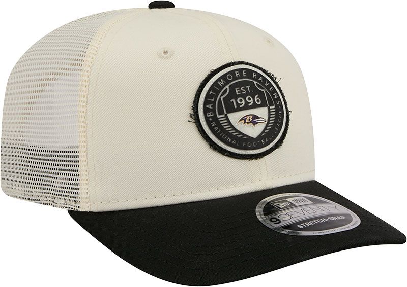 New Era Adult Baltimore Ravens Black Circle Patch 9Seventy Adjustable Hat product image