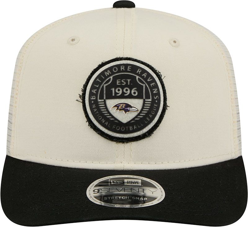 New Era Adult Baltimore Ravens Black Circle Patch 9Seventy Adjustable Hat product image