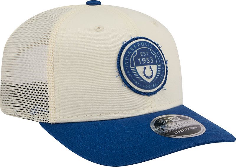 New Era Adult Indianapolis Colts Navy Circle Patch 9Seventy Adjustable Hat product image